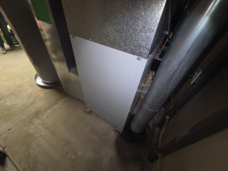 Conducted on-site assessment for furnace replacement in residential property. Evaluated existing HVAC system configuration in mechanical room, inspected ductwork connections and venting requirements, and documented exterior exhaust termination point through brick wall. Provided comprehensive replacement equipment recommendations and installation specifications based on current system layout and structural considerations.