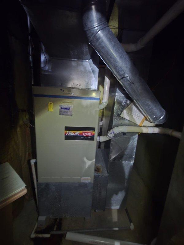 Conducted comprehensive estimate for complete HVAC system replacement of two aging residential systems. Evaluated existing equipment including 30-year-old gas furnaces and air conditioning units, with one furnace currently non-operational due to failed control board and compromised heat exchanger. Documented current equipment conditions through detailed photography of furnace installations, internal components, and mechanical configurations. Provided replacement options for dual system upgrade to address equipment failure, safety concerns from heat exchanger damage, and end-of-life status of existing units.