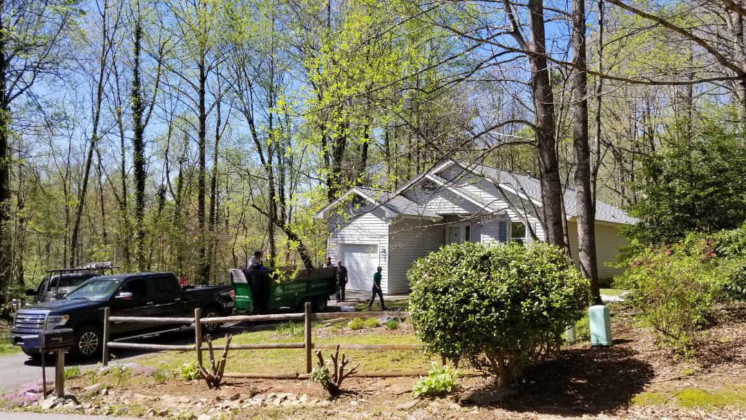Flat Rock, NC - Another GAF Timberline HD Roof system in "Oyster Gray". Independent Construction Services is a GAF Master Elite roofing contractor with all appropriate licenses and insurance to take care of your roofing, siding, guttering and painting (exterior and interior) needs. Centrally� located� in� Mills River,� NC,� we are able to service both the greater Asheville and Hendersonville areas. Call us today at (828) 808-8482 Flat Rock, NC - Another GAF Timberline HD Roof system in "Oyster Gray". Independent Construction Services is a GAF Master Elite roofing contractor with all appropriate licenses and insurance to take care of your roofing, siding, guttering and painting (exterior and interior) needs. Centrally� located� in� Mills River,� NC,� we are able to service both the greater Asheville and Hendersonville areas. Call us today at (828) 808-8482