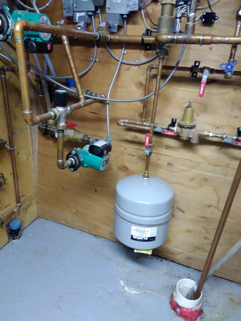 Replaced leaking expansion tank Replaced leaking expansion tank