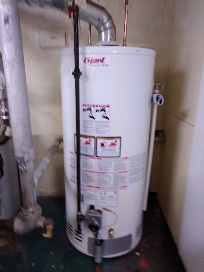 Supply and install hot water tank