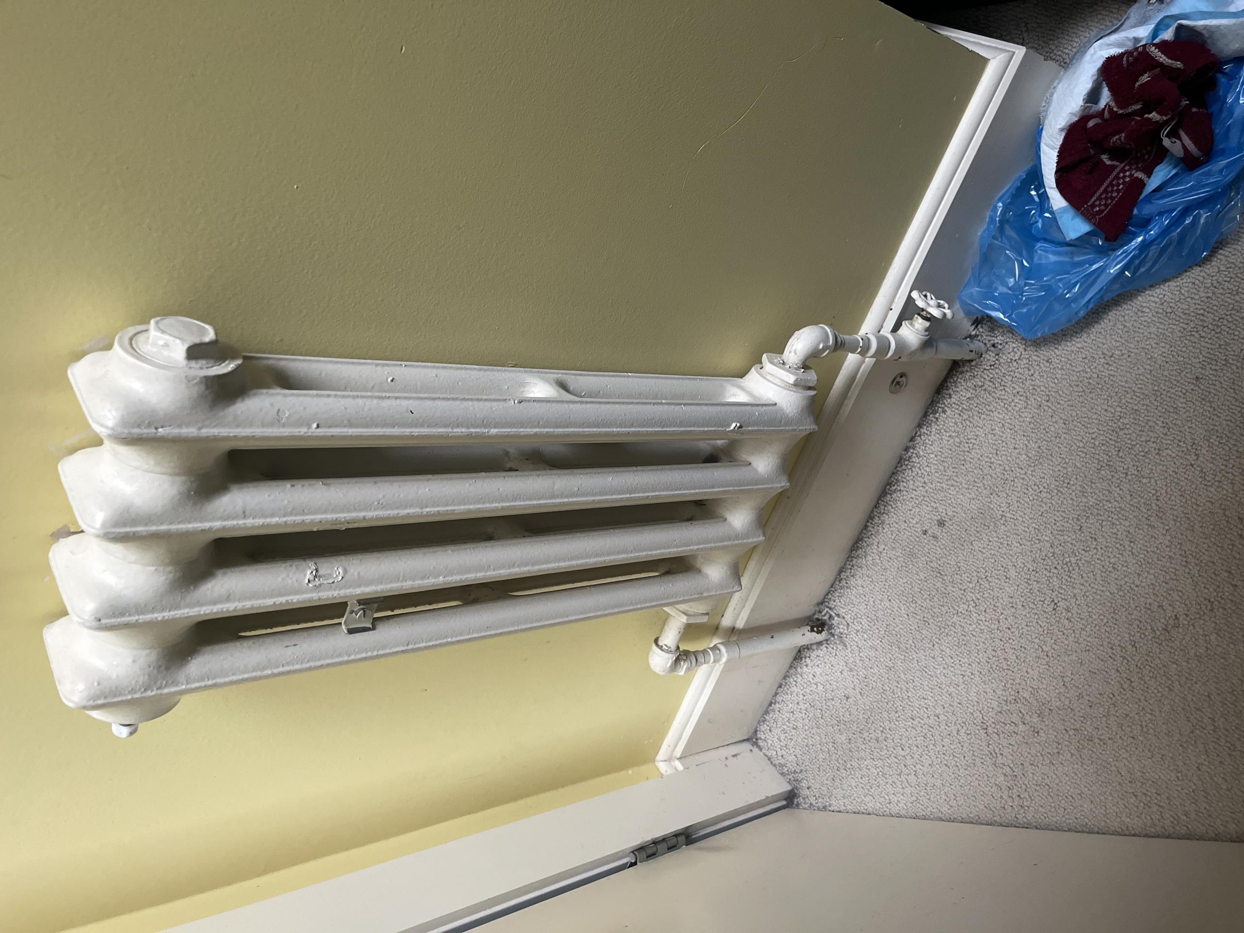 radiator valve leaking