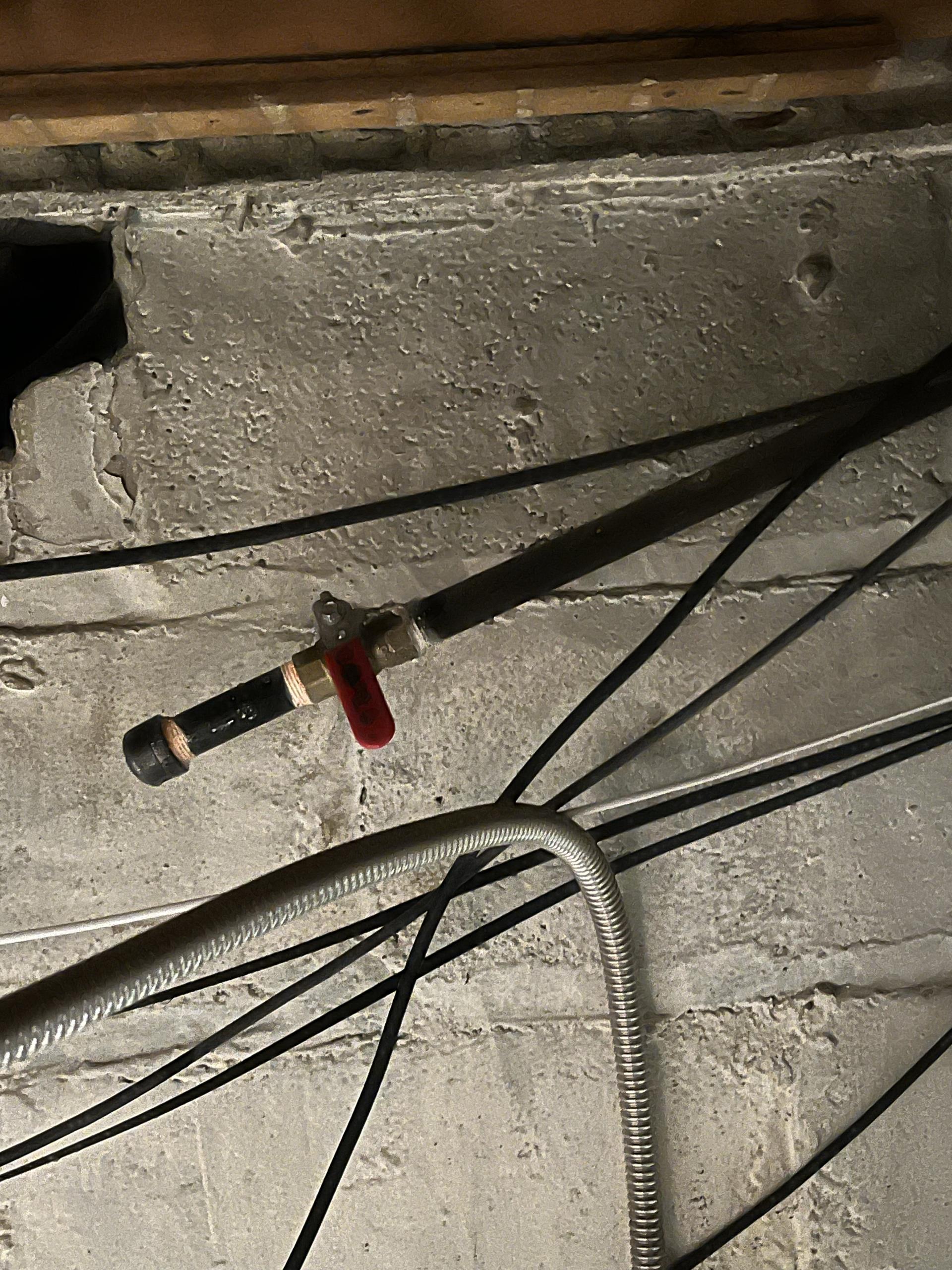 Install Valve for Firplace
