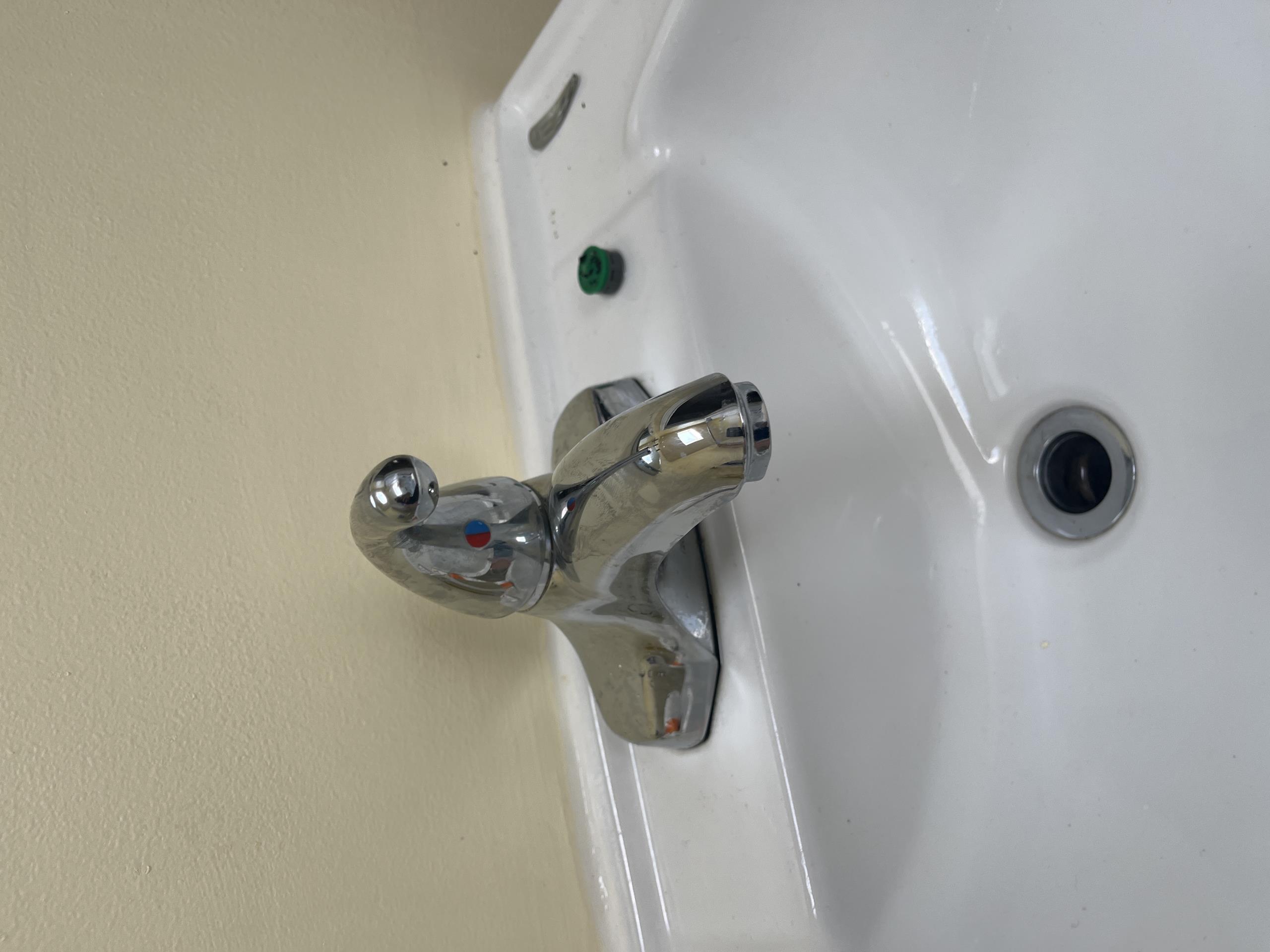 Replaced bathtub cartridge to correct water leak. Fixed low pressure problem at basin tap. 