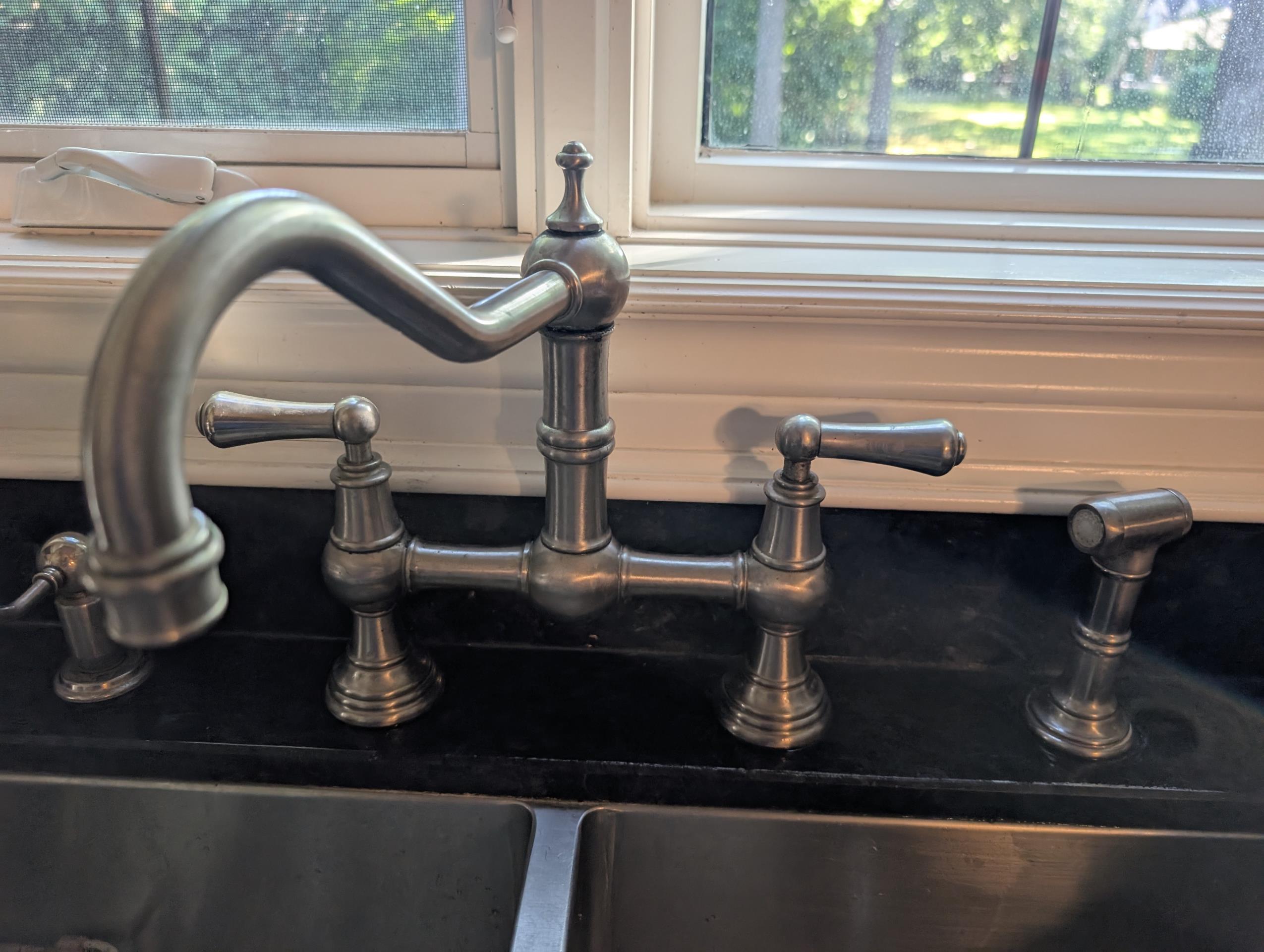 install new catridges for kitchen faucet