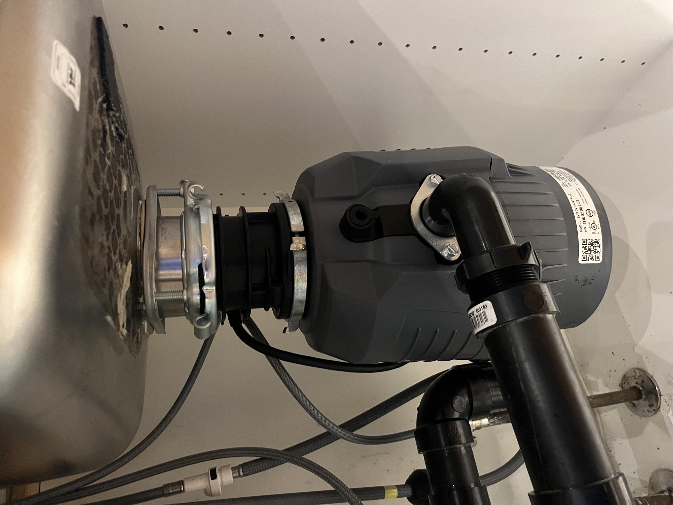 Install Garbage Disposal Machine