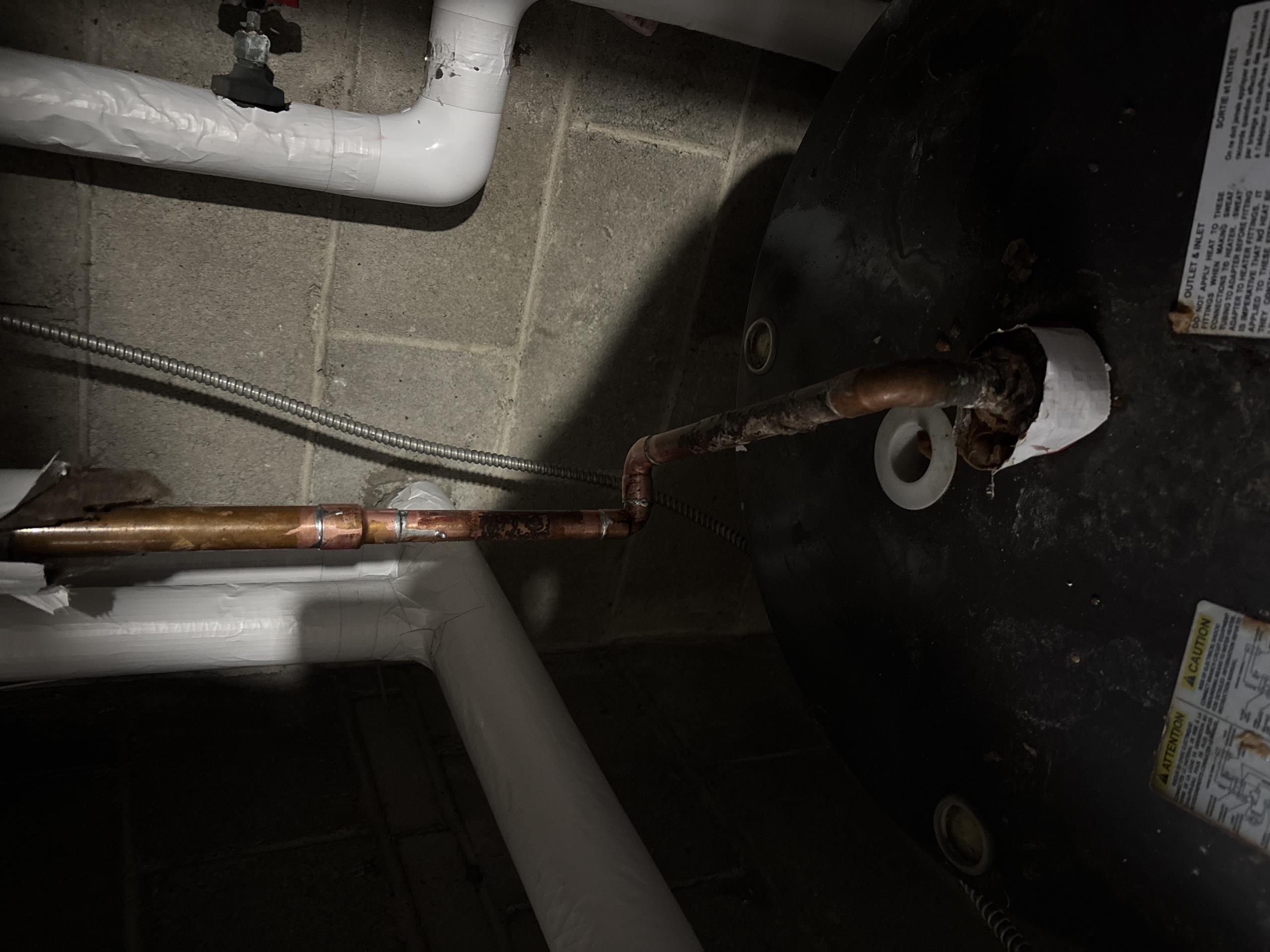 repair pinhole leak on waterline