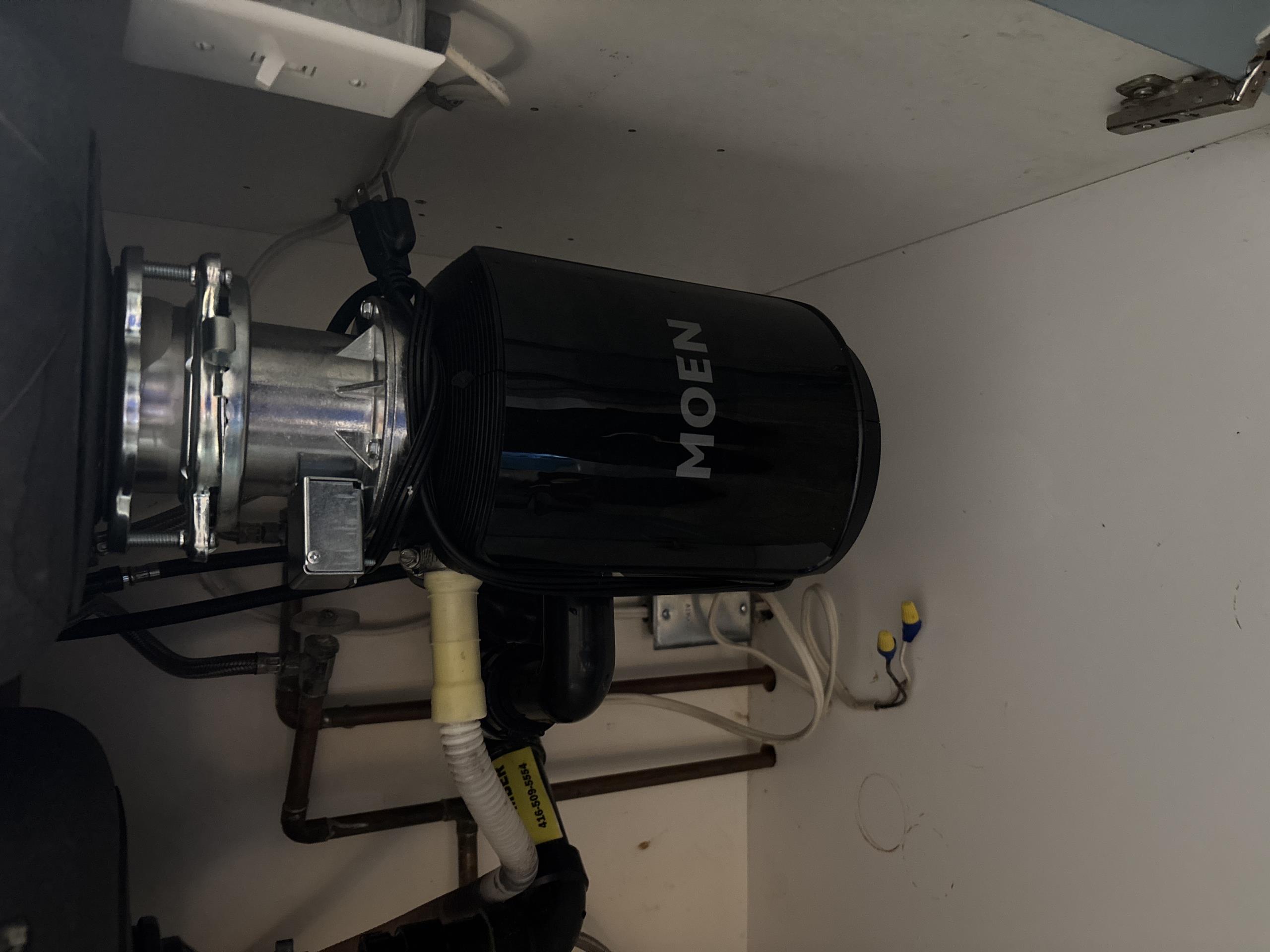 install customer-supplied garburator