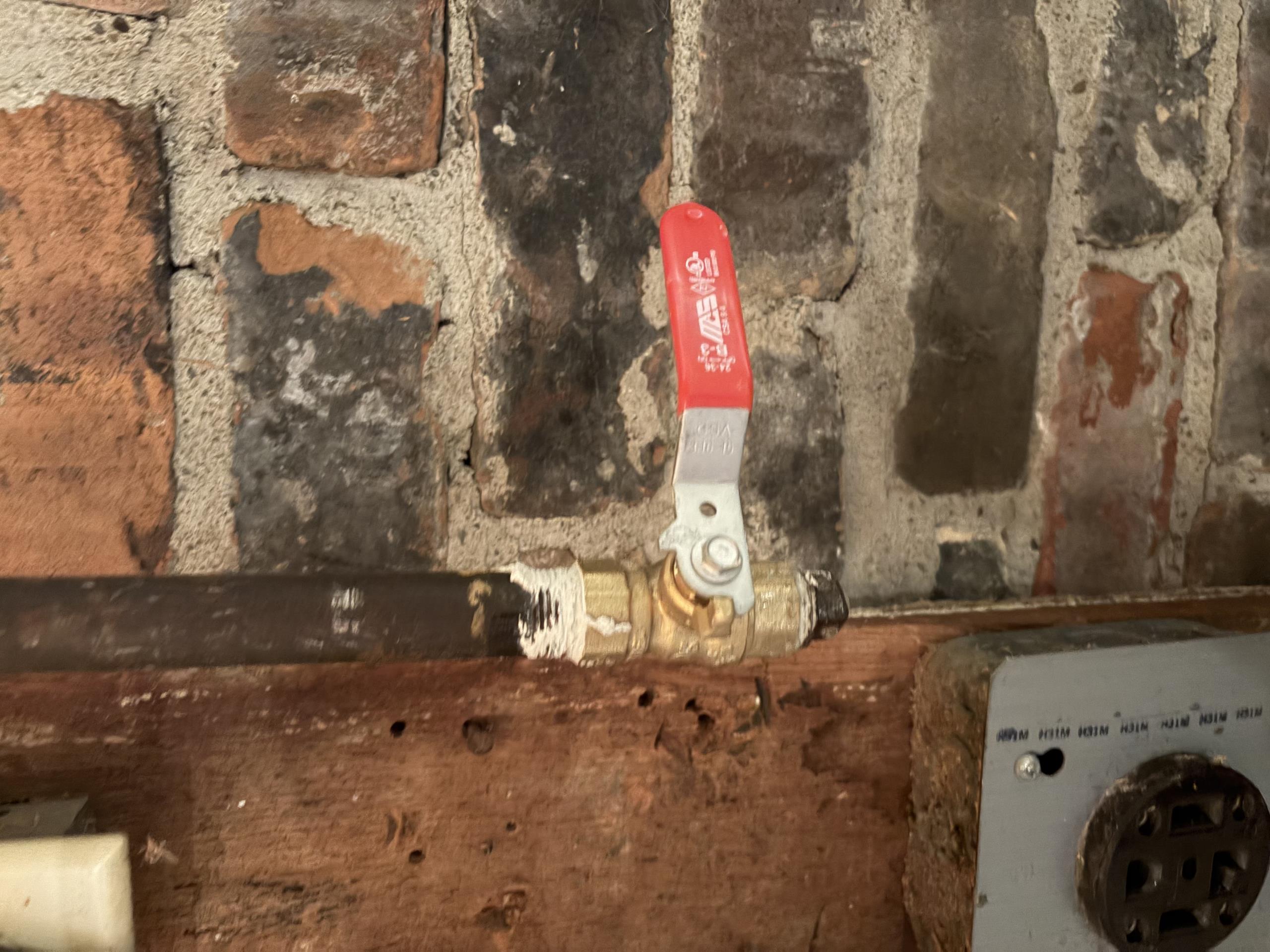 Replace Gas Shut Off Valve