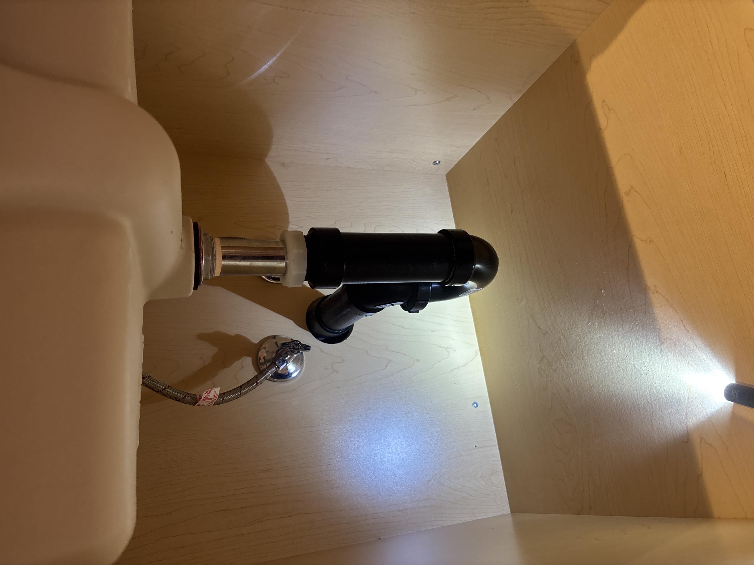 replace basket strainers under kitchen sink