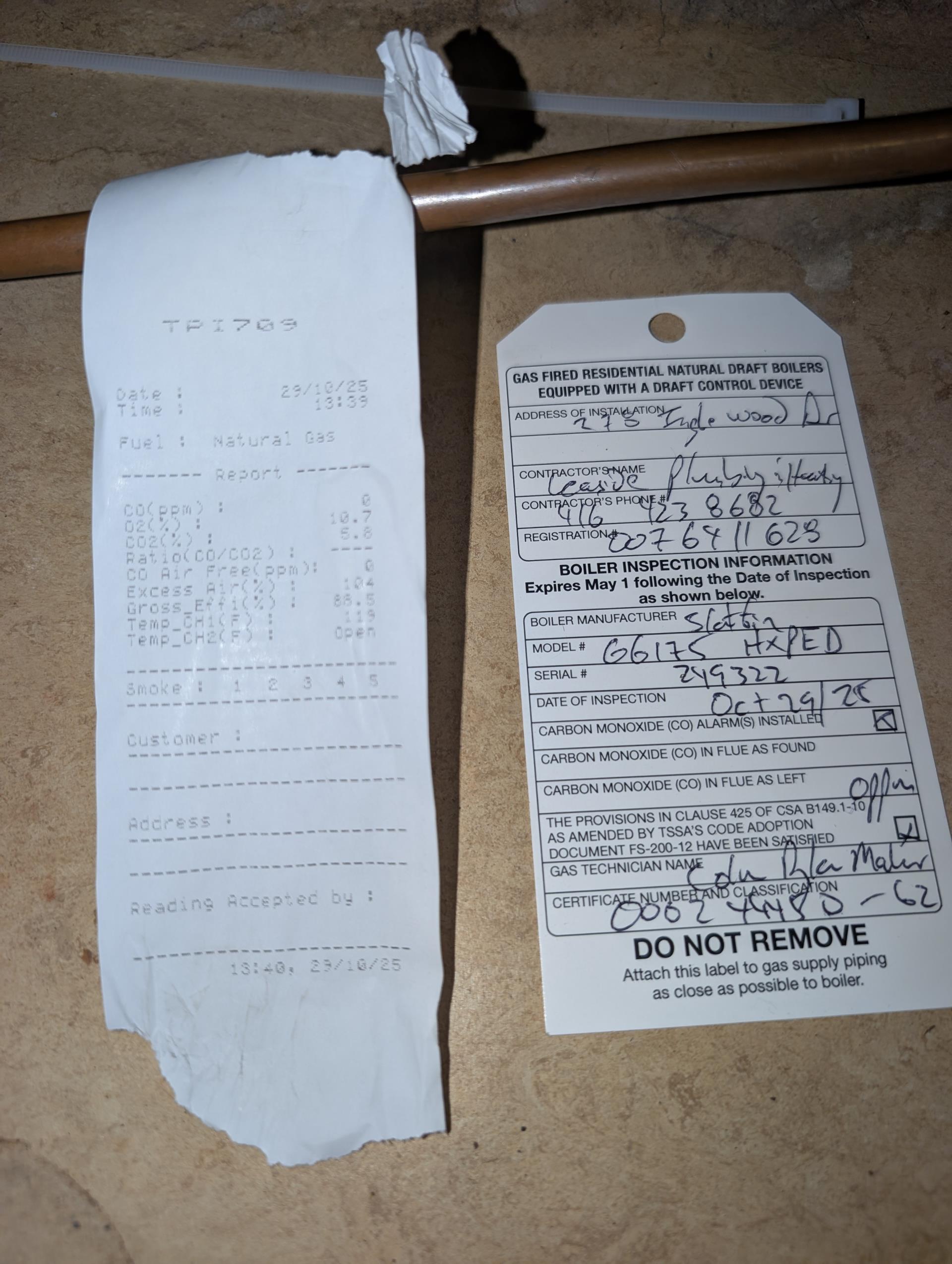 annual boiler maintenance