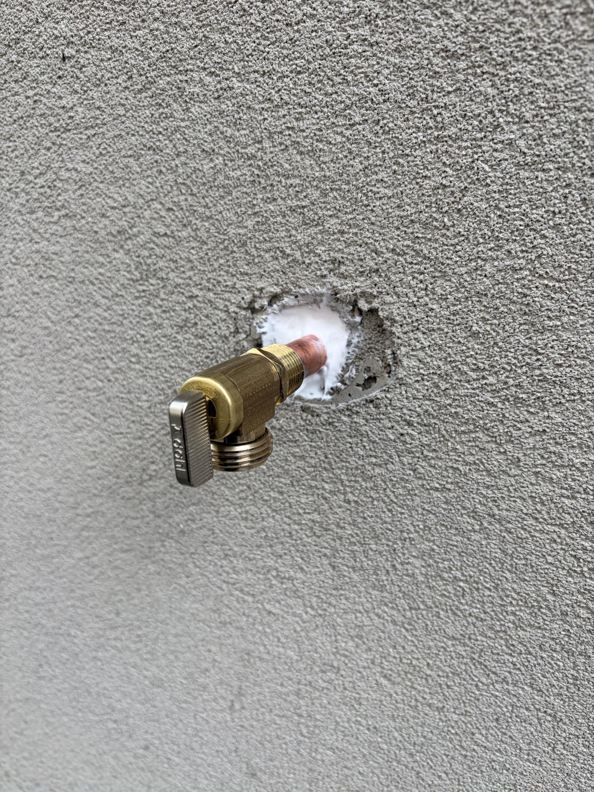 Install Outdoor Hose Faucet