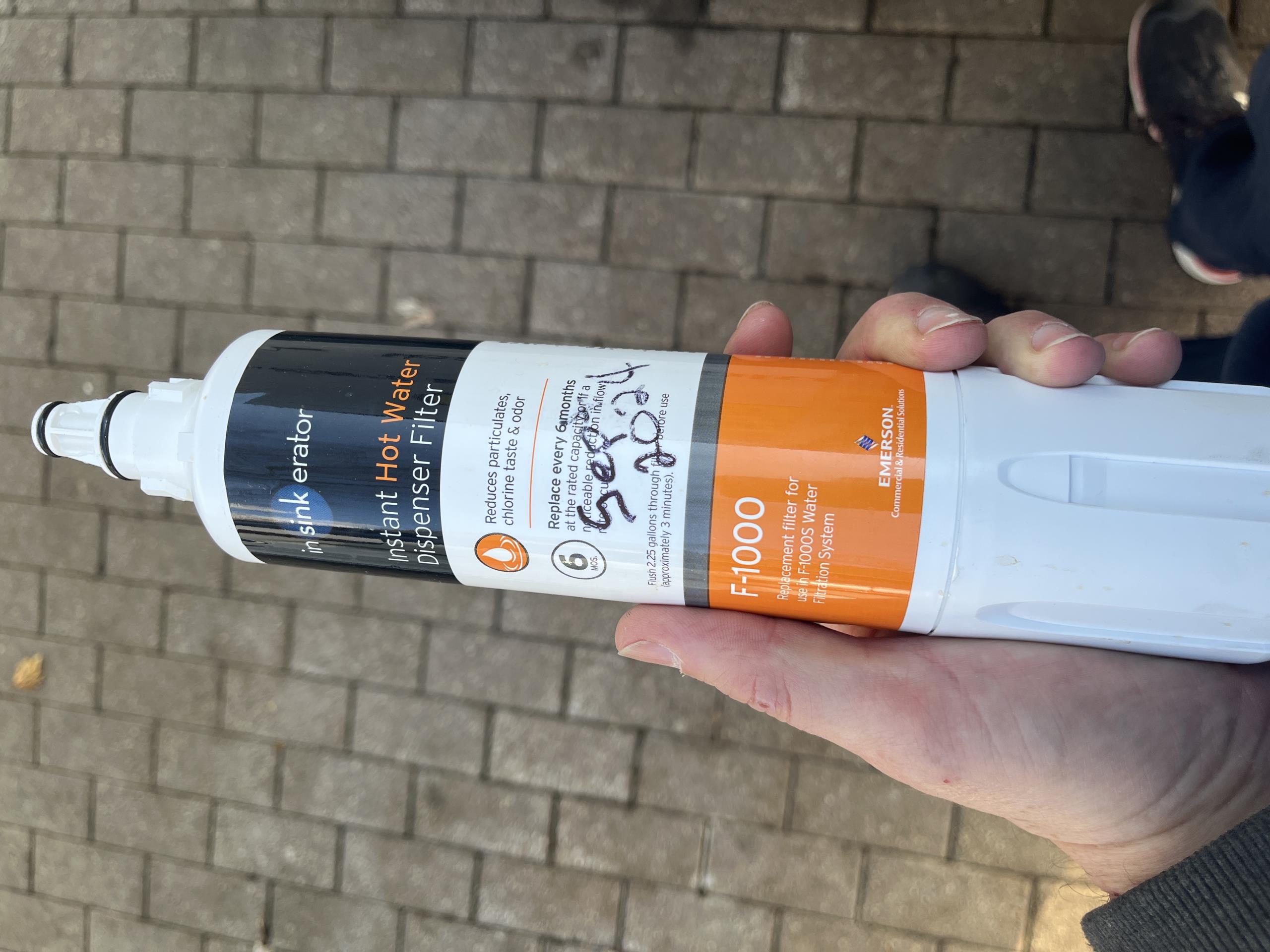 water filter replacement