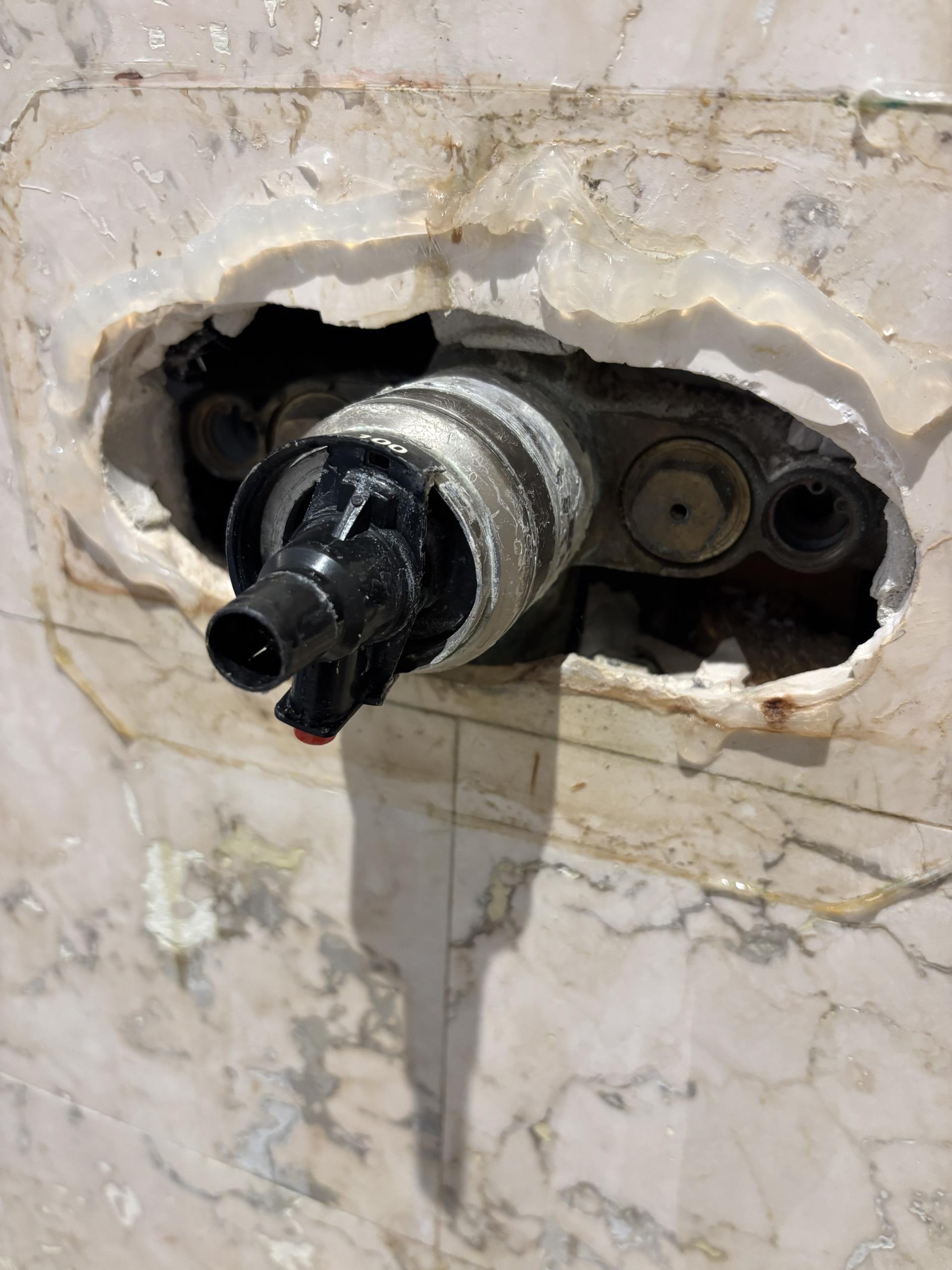  install new Moen positemp shower valve