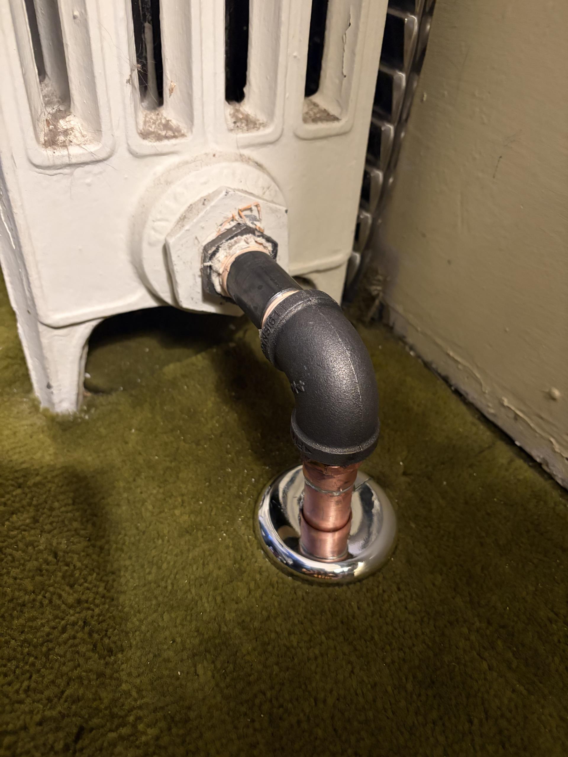 Replace Radiator Valve and Piping