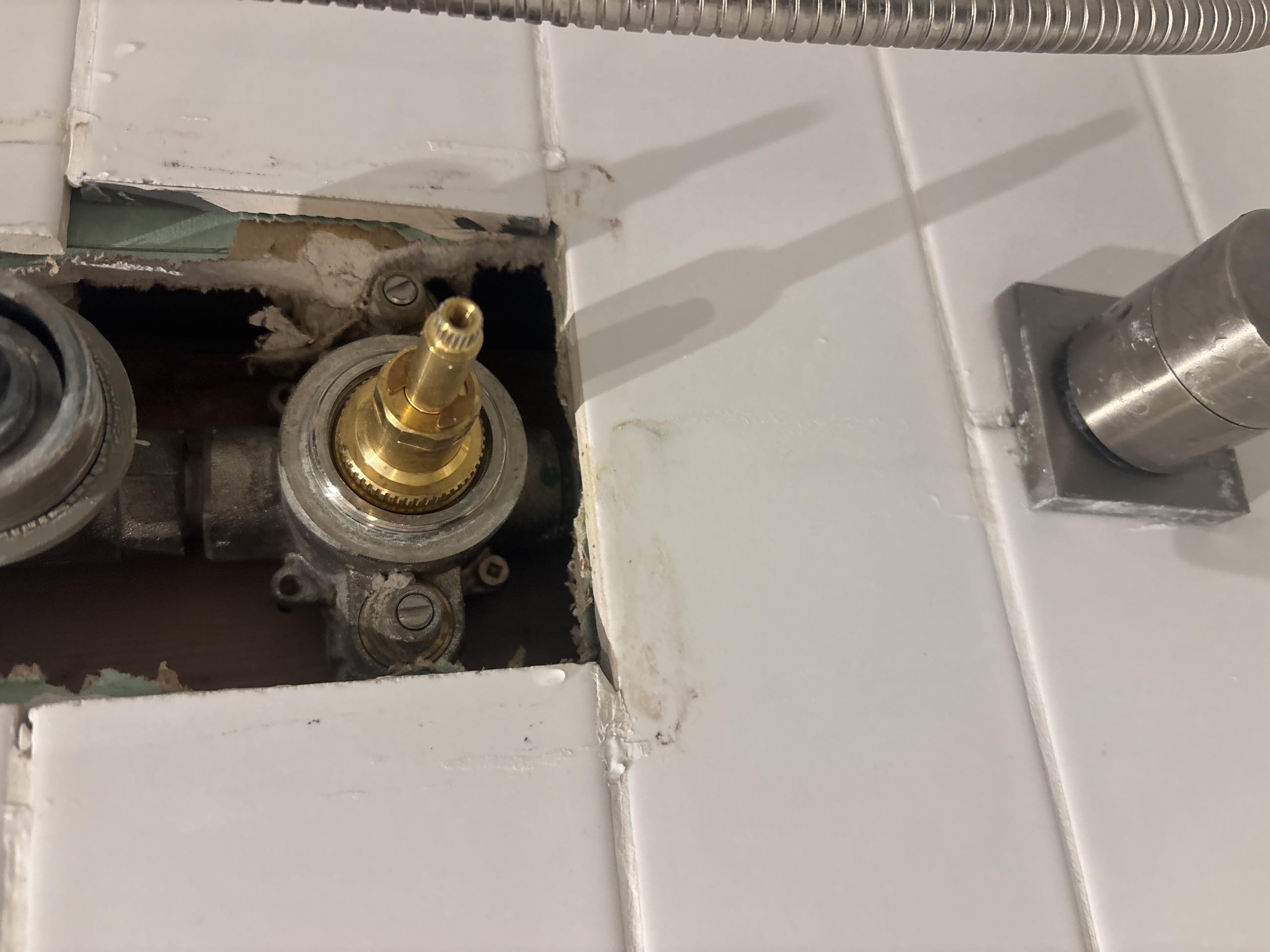 shower cartridge is corroded
