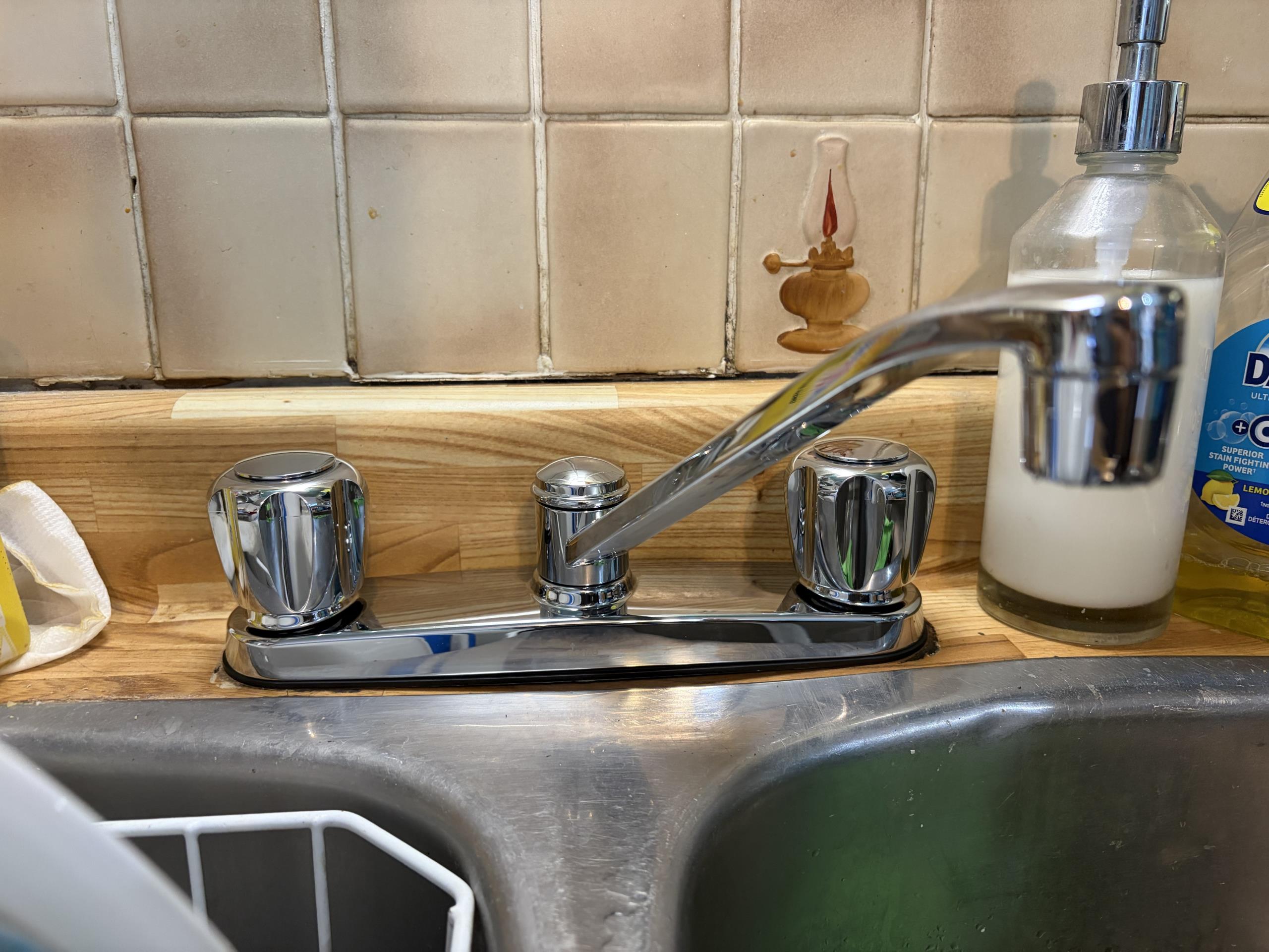 Install Kitchen Faucet