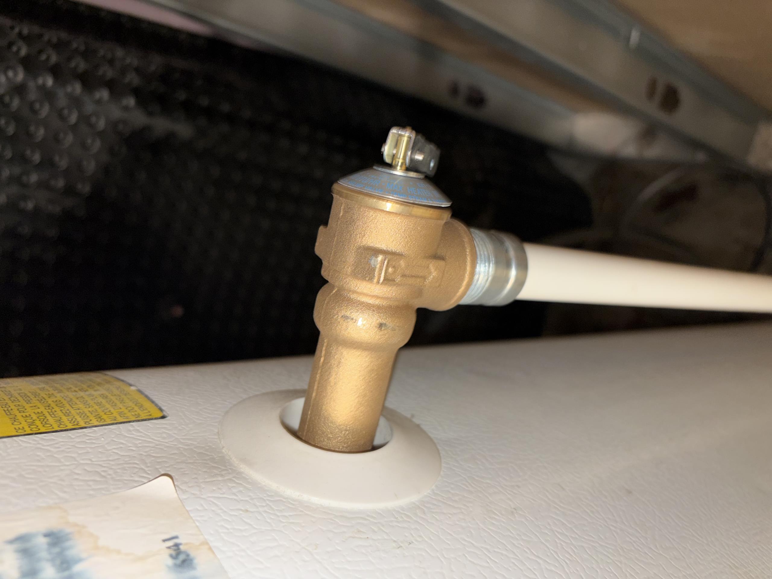 Replace Relief Valve for HWT