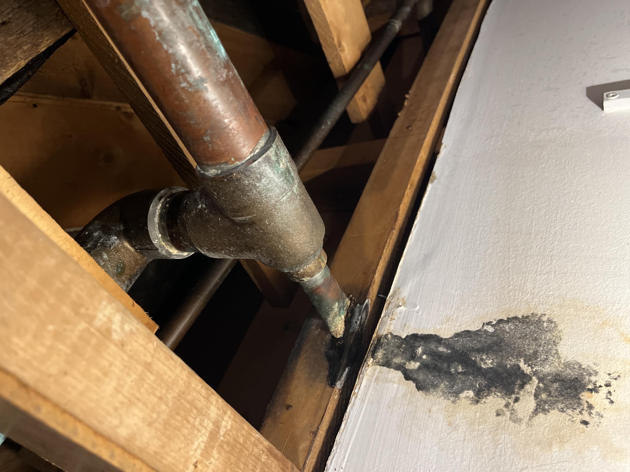 Investigate leak from boiler piping 