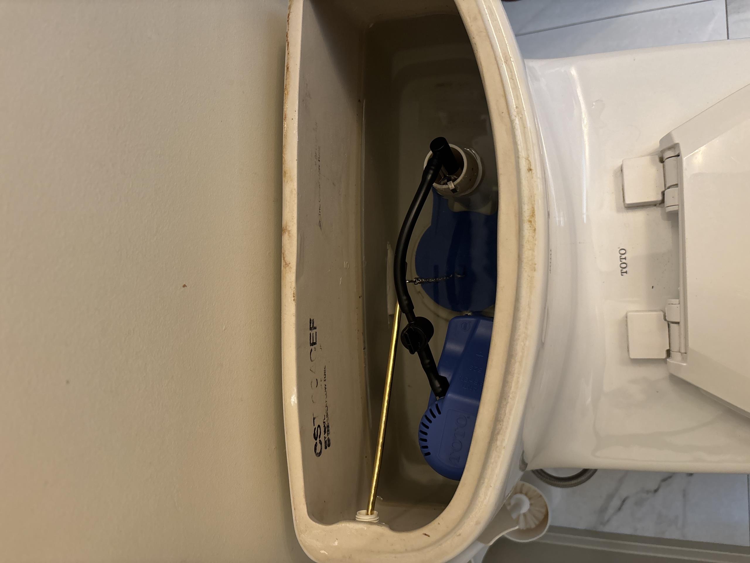 Old Toronto, ON - handle broke off of Toto toilet