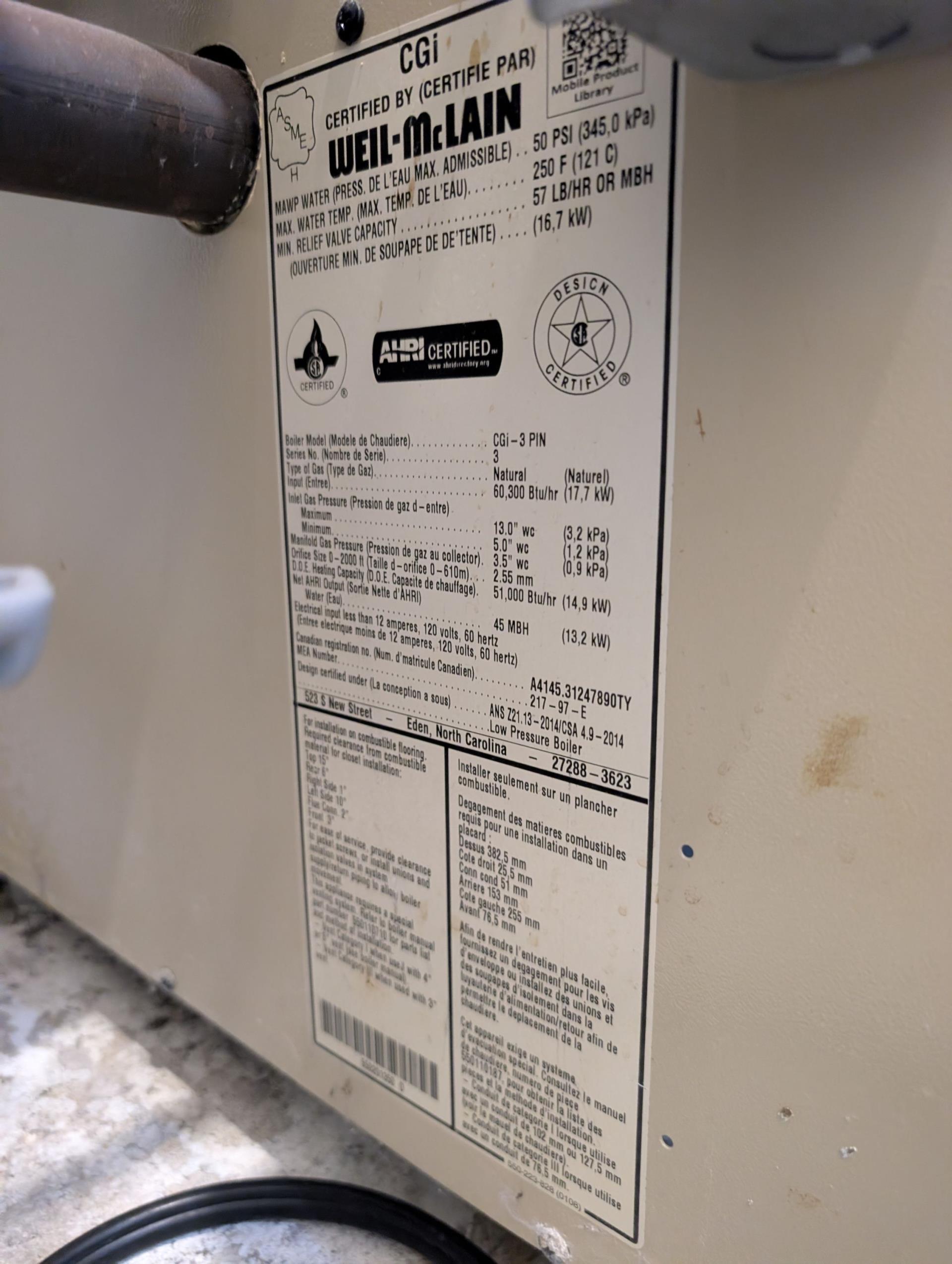 East York, ON - annual boiler maintenance and troubleshoot rads that are not heating completely