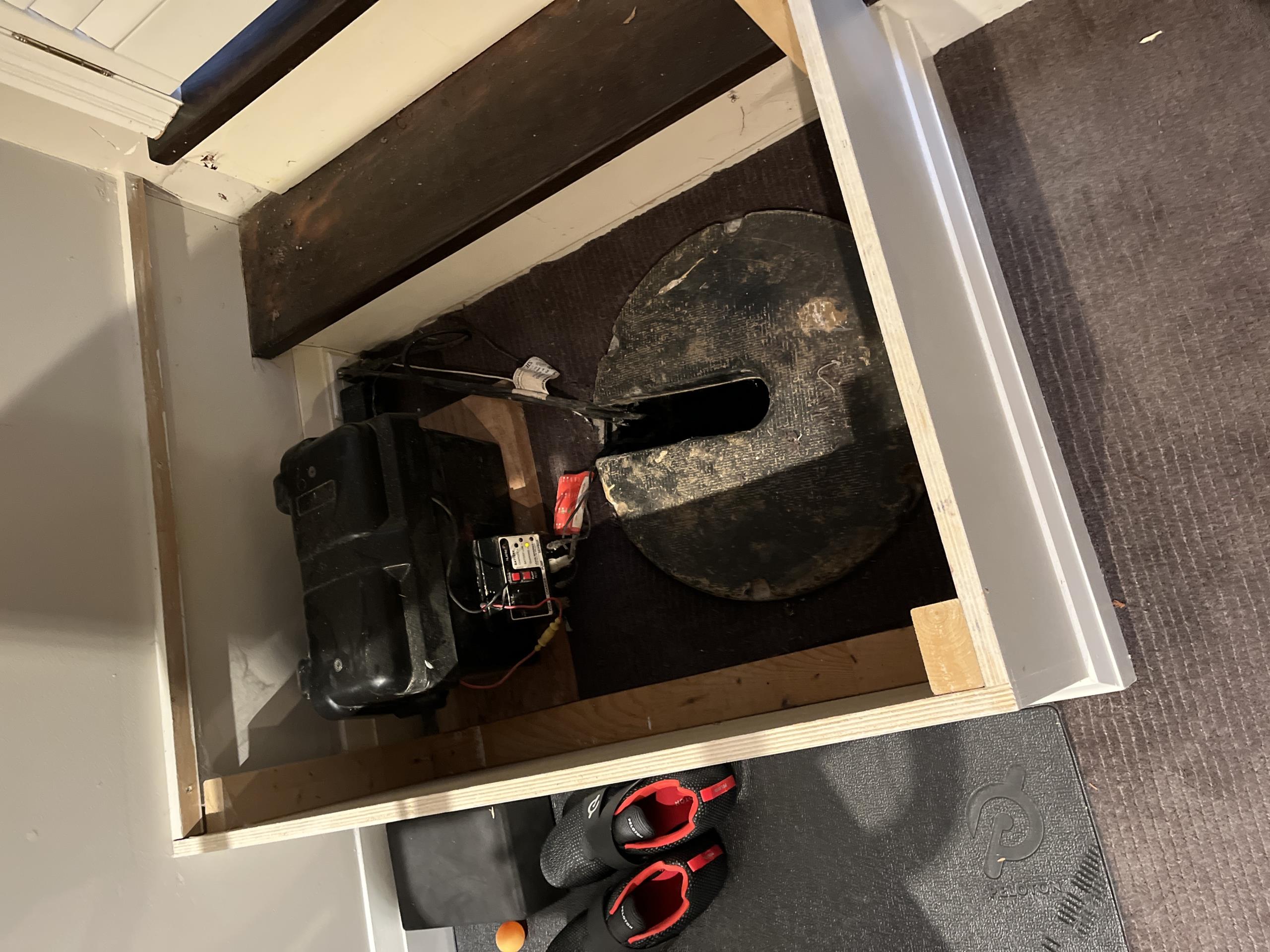 sump pump making noise, take new pump