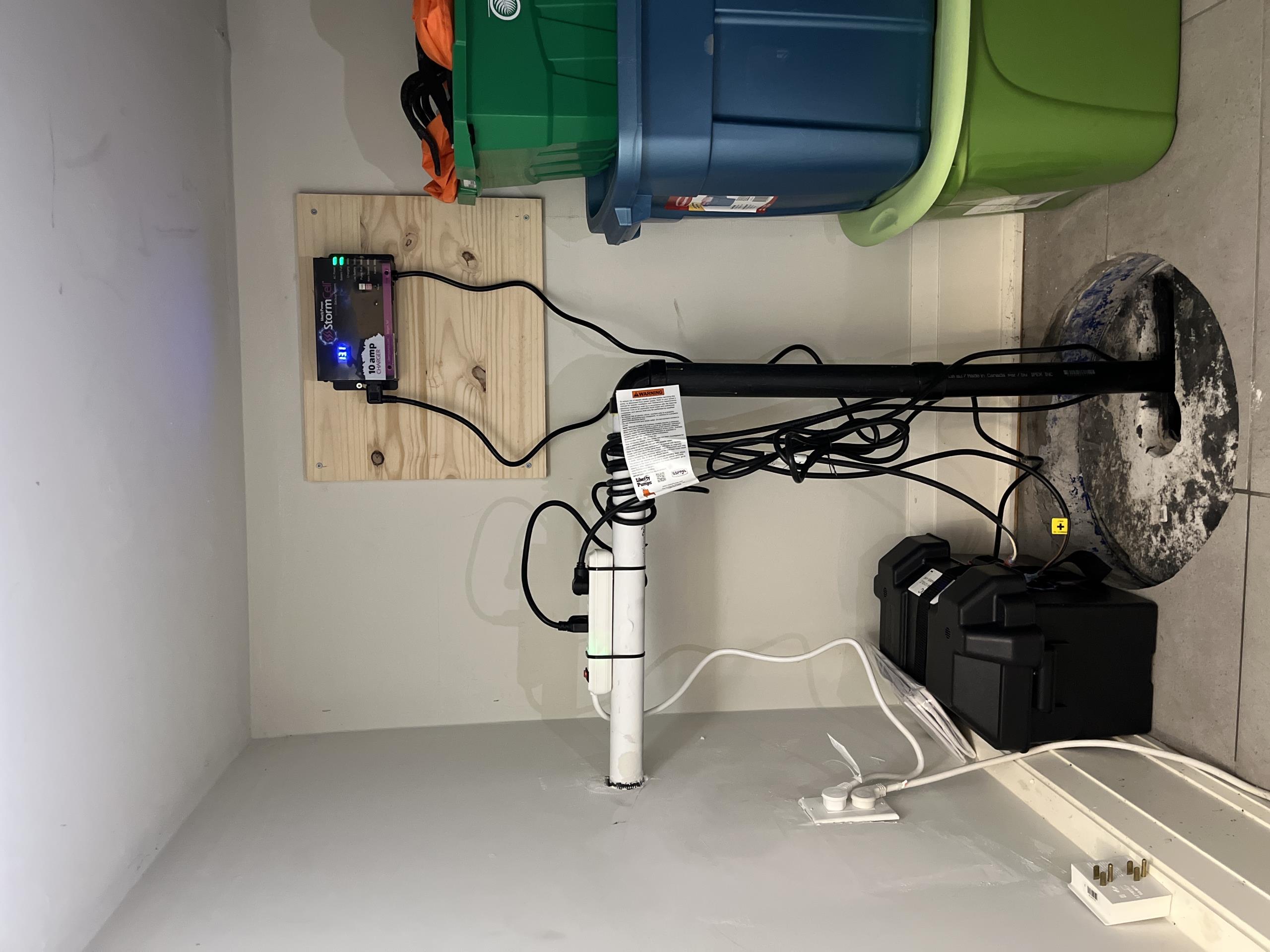 Supply and install new Liberty Backup Sump Pump