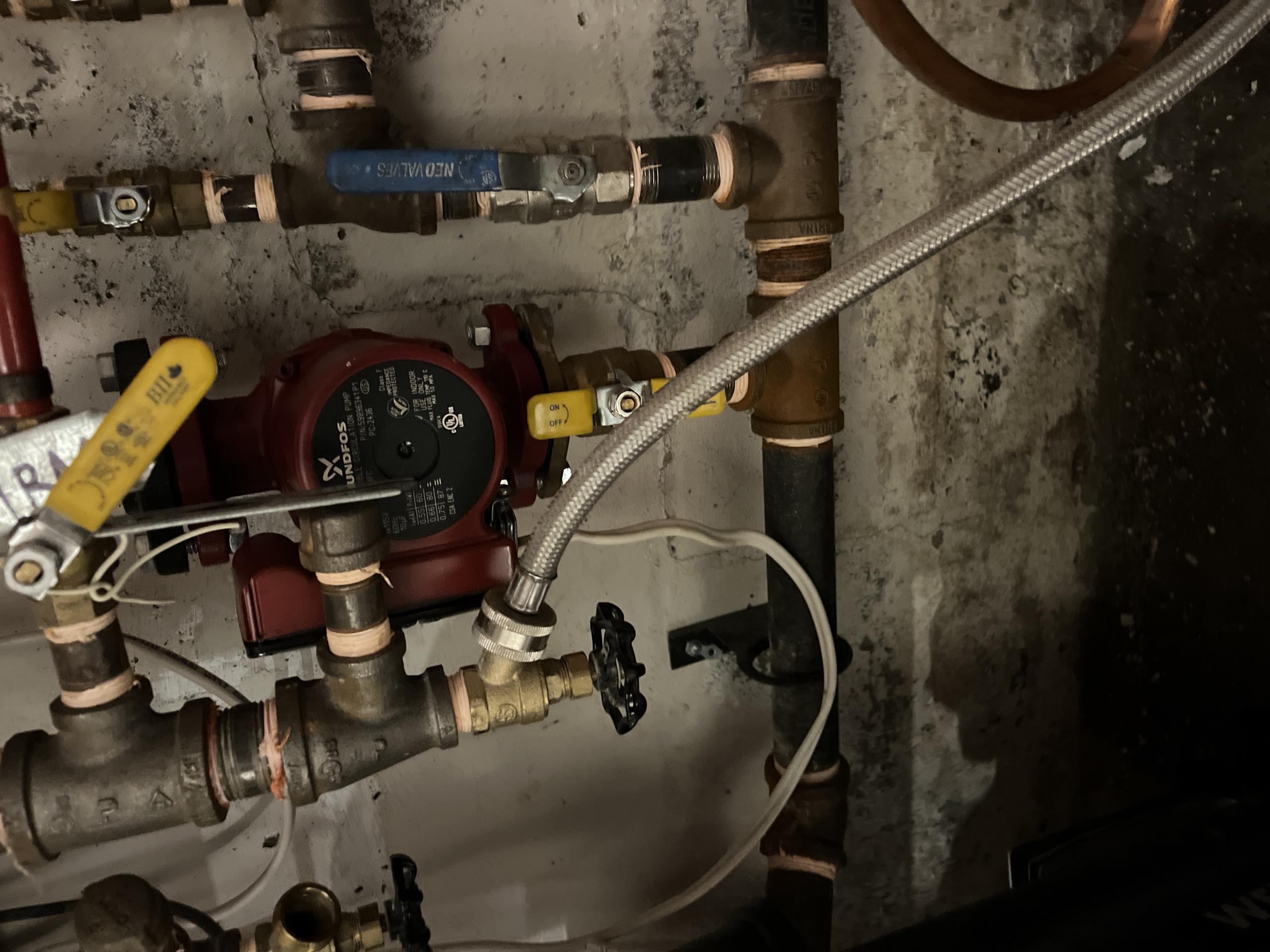 rads in basement not heating