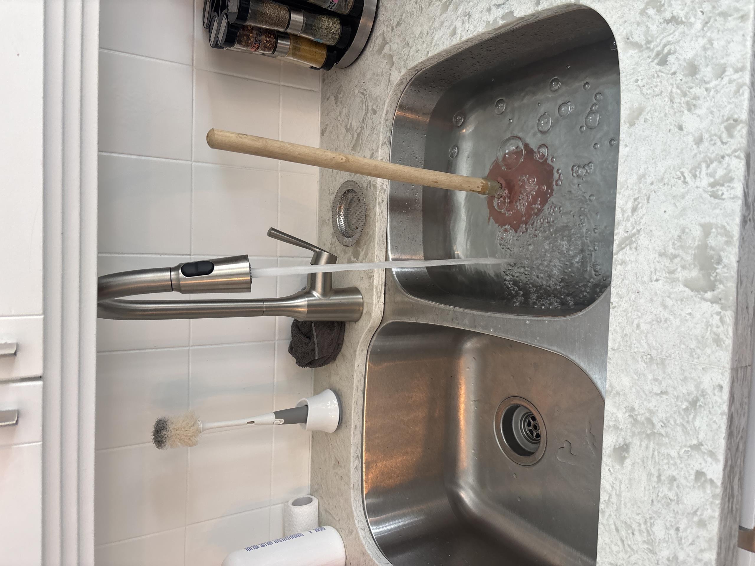 East York, ON - partially blocked kitchen drain