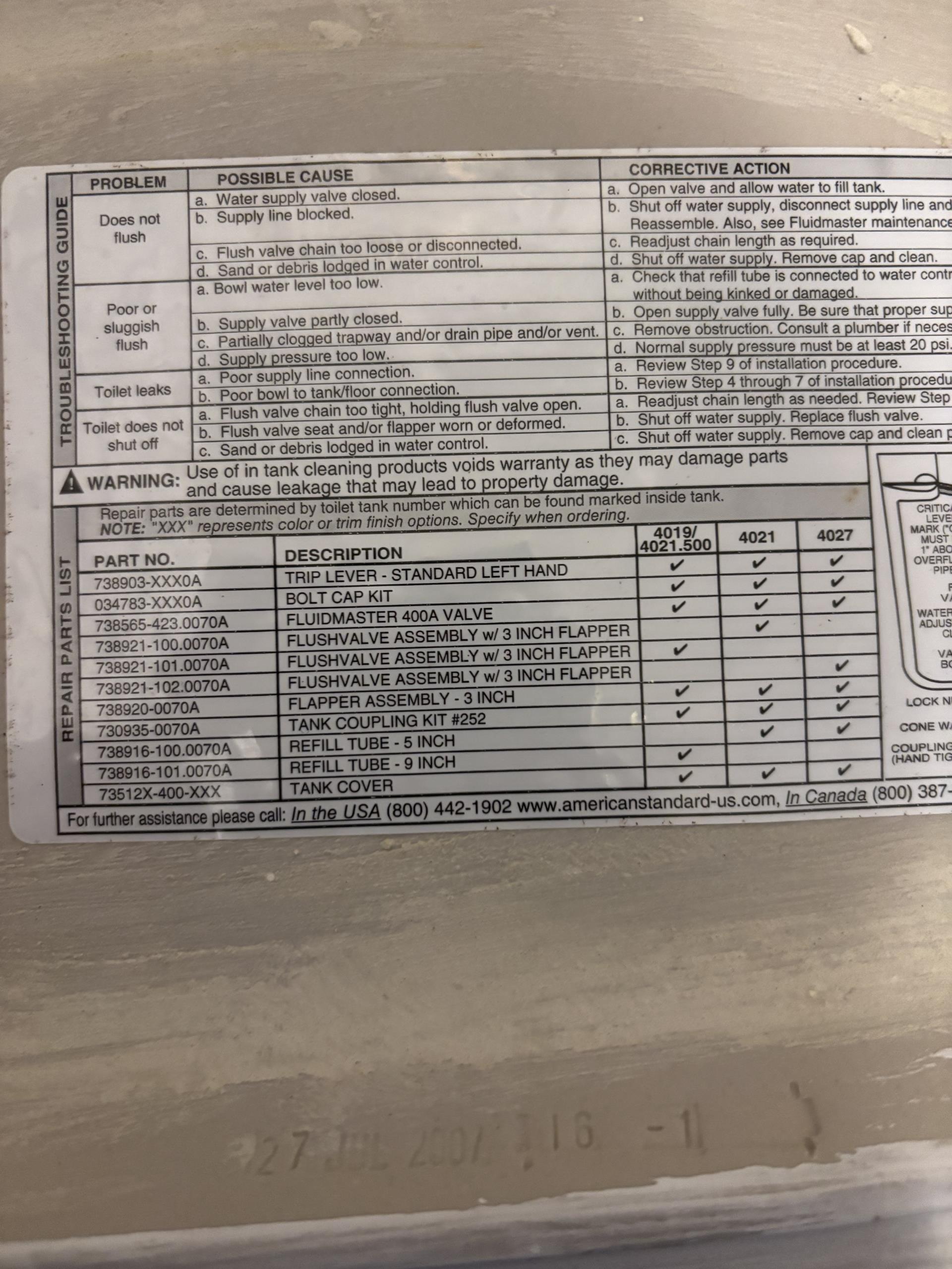 Old Toronto, ON - toilet repair