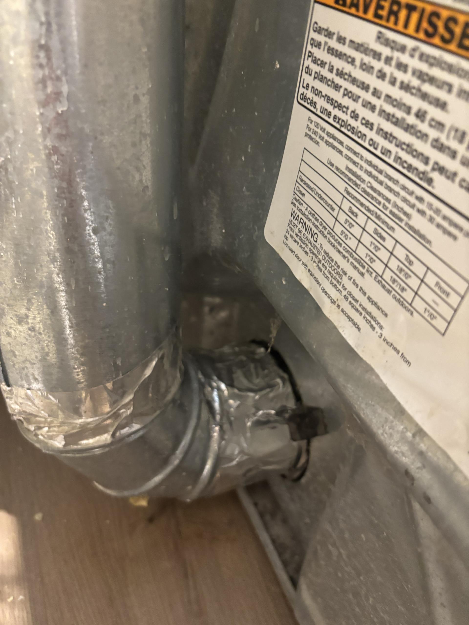 Old Toronto, ON - disconnect gas dryer Old Toronto, ON - disconnect gas dryer