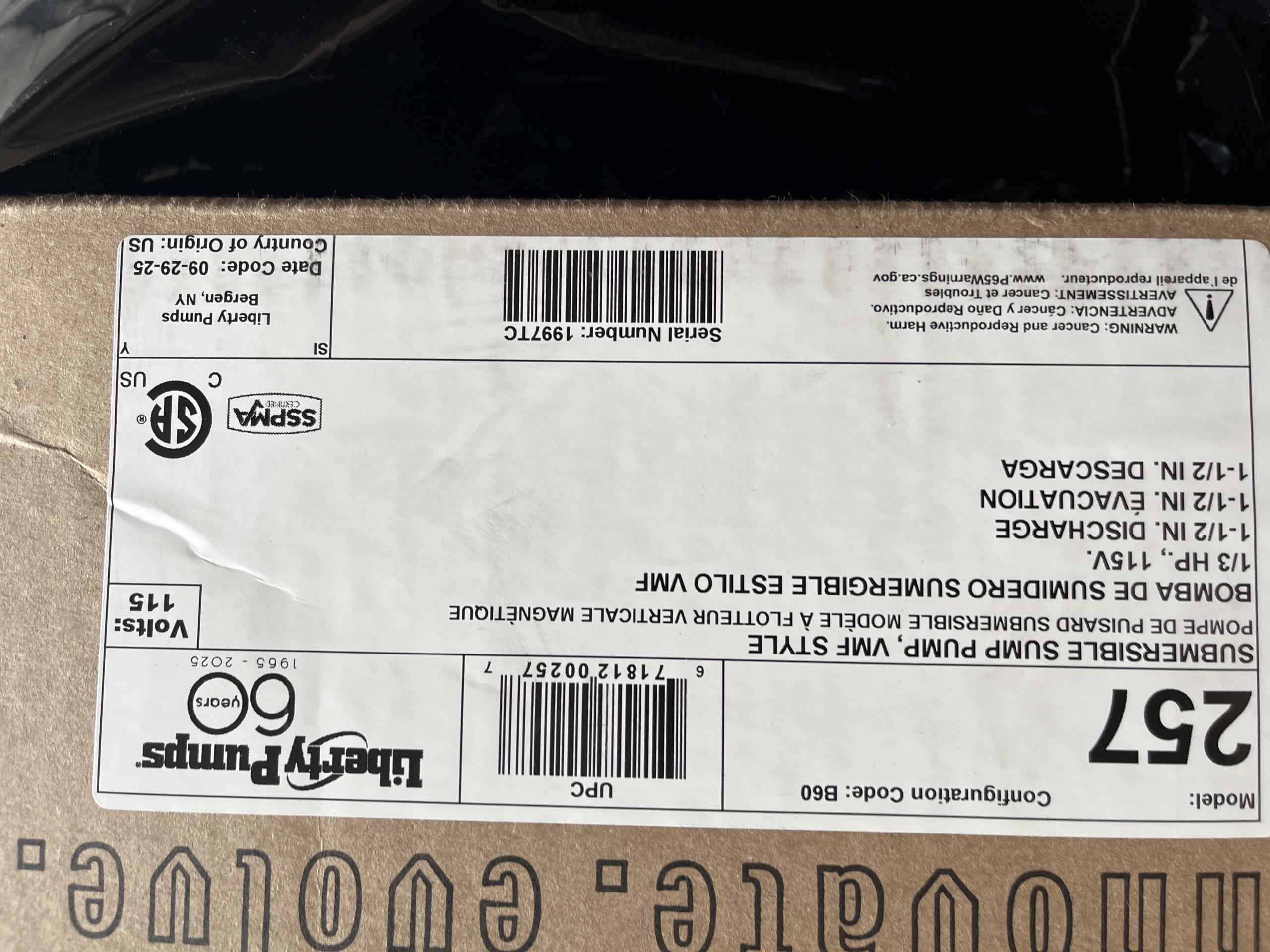 Old Toronto, ON - Check sump pump and battery backup system Old Toronto, ON - Check sump pump and battery backup system
