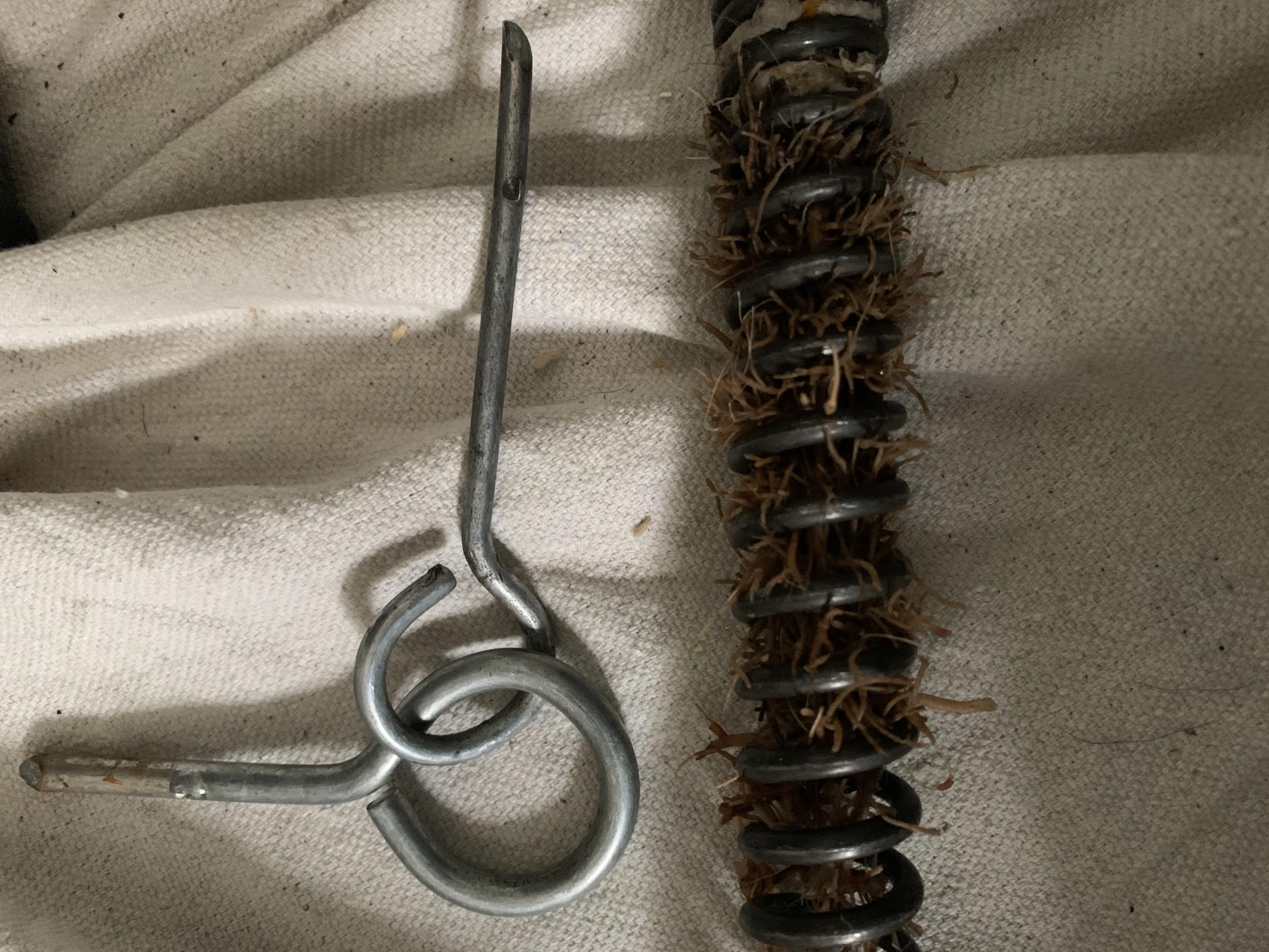 Old Toronto, ON - Augered main drain. Old Toronto, ON - Augered main drain.