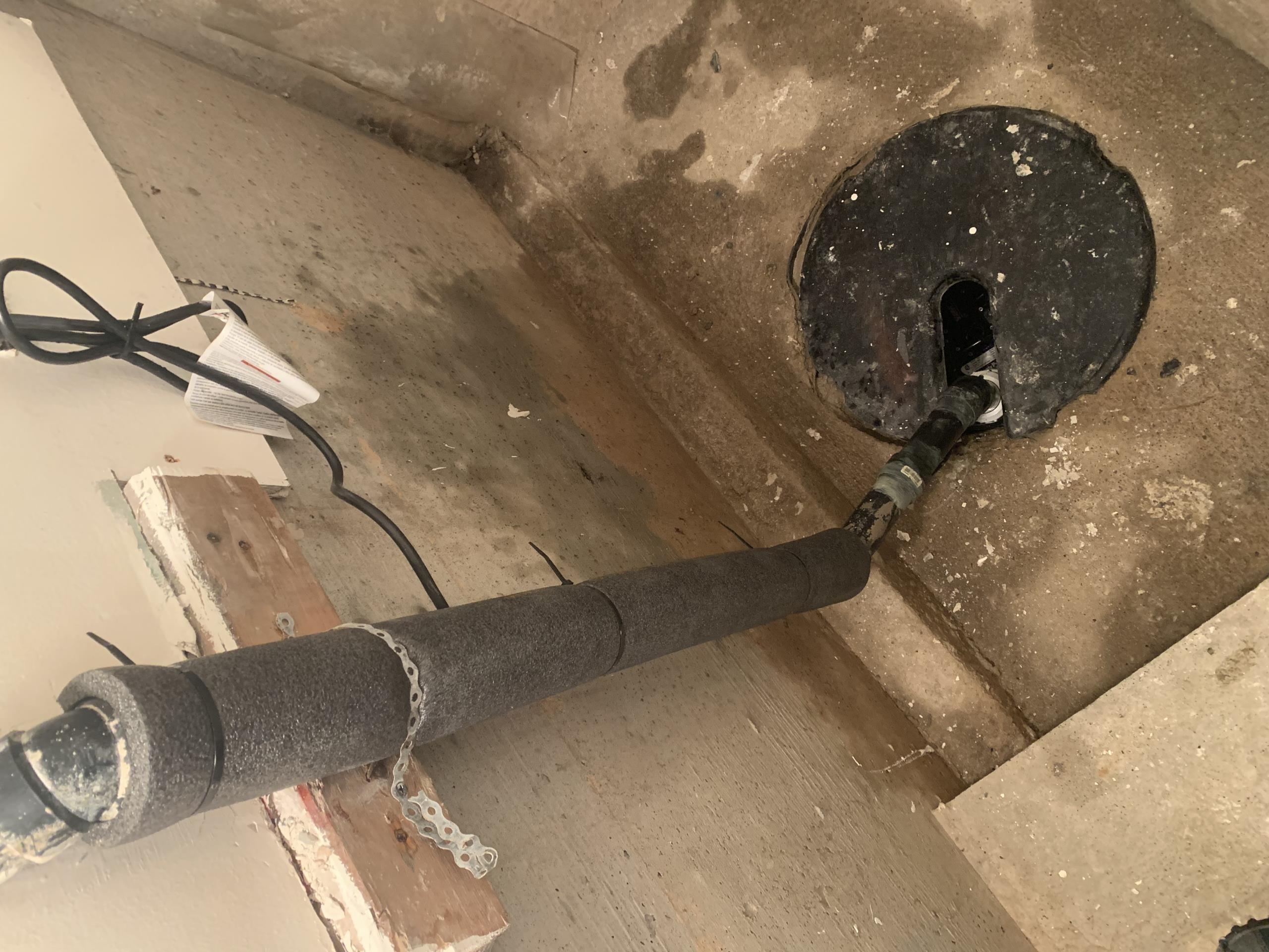 Old Toronto, ON - install quiet check valve for sump pump