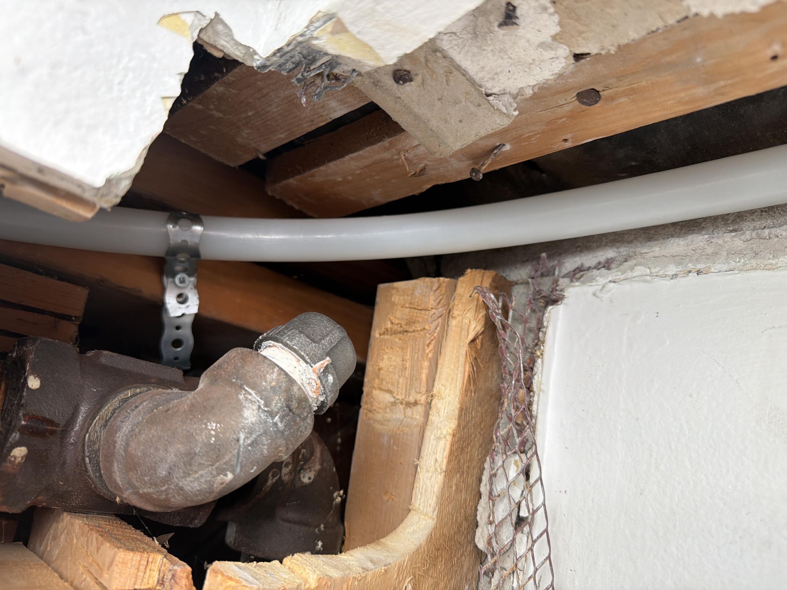 Old Toronto, ON - Installed new panel radiator, smart, circulator and manifold. Re-piped existing baseboard radiator to basement manifold.