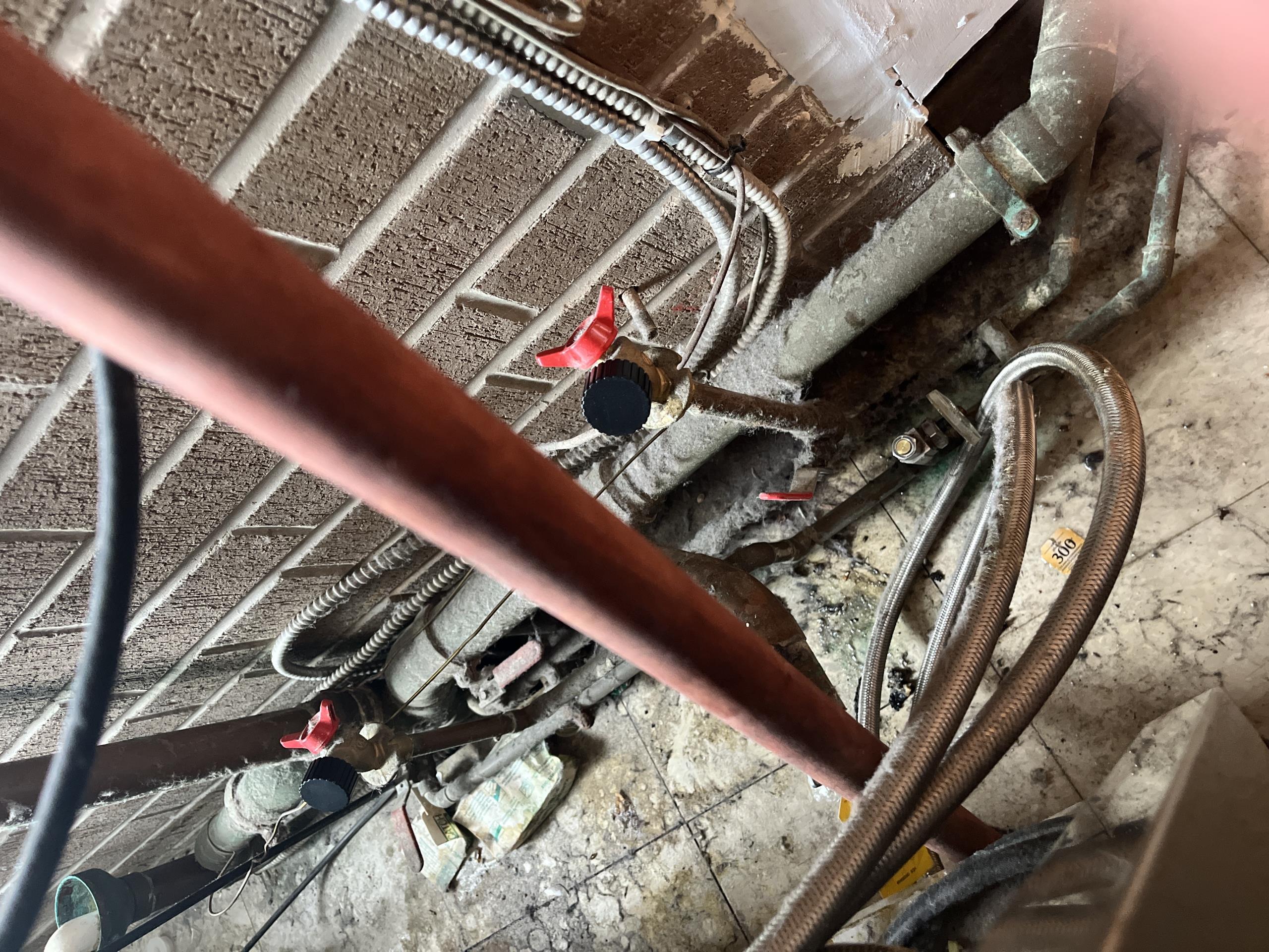 East York, ON - Disconnected gas appliances at curling club for renovation. 