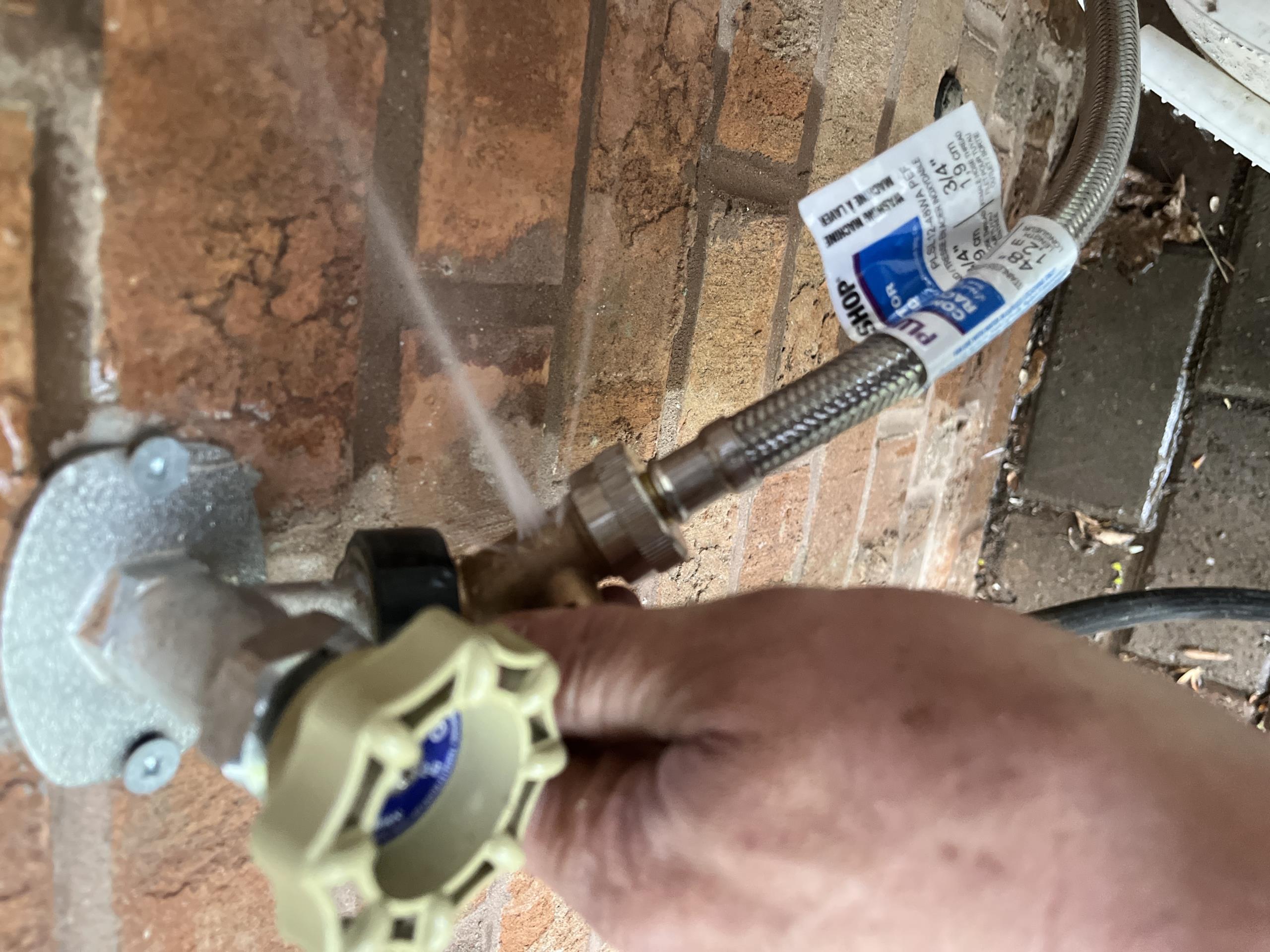 North York, ON - Replace damaged parts at outdoor faucets in back yard