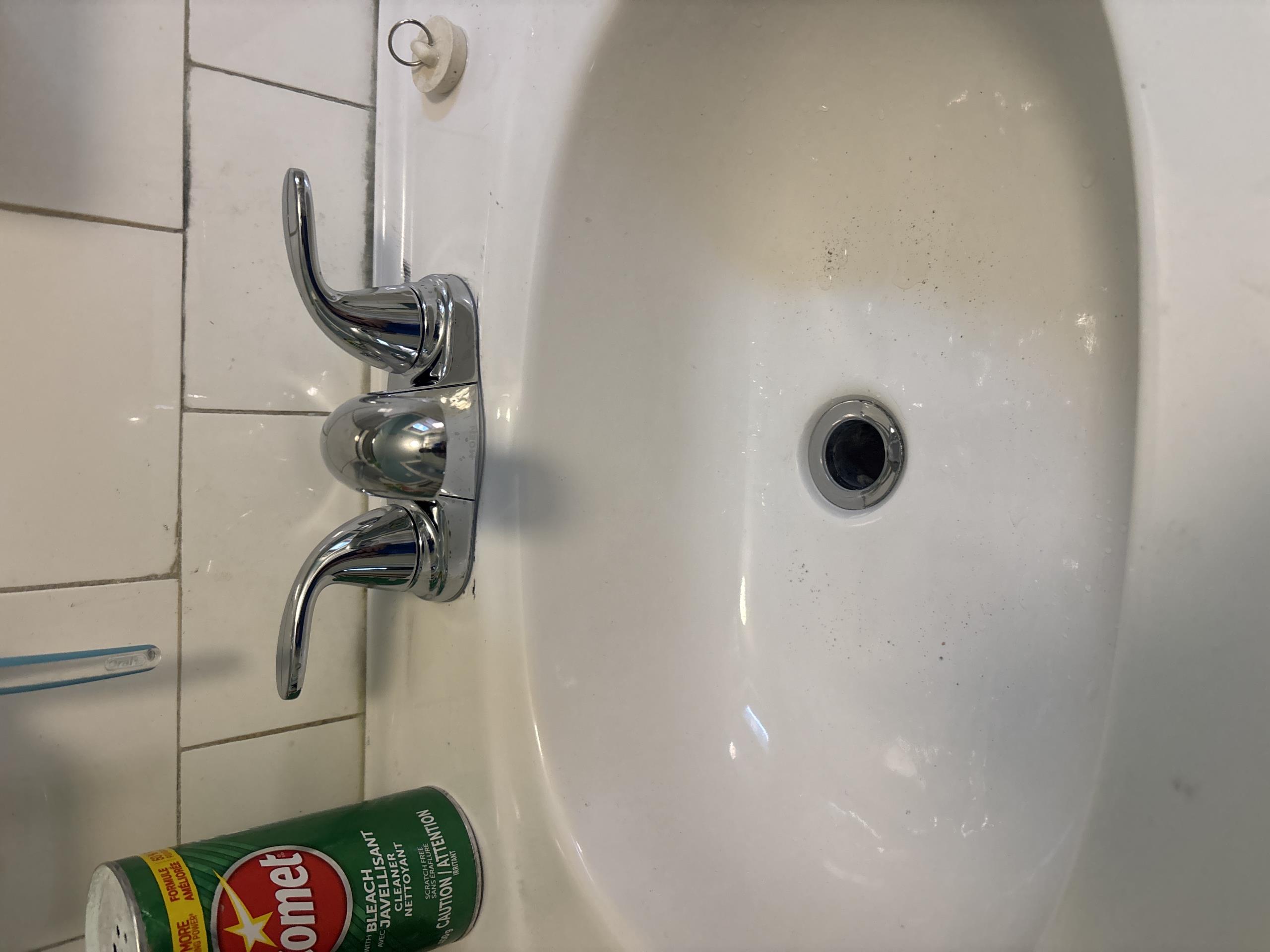 Old Toronto, ON - install customer supplied basin faucet