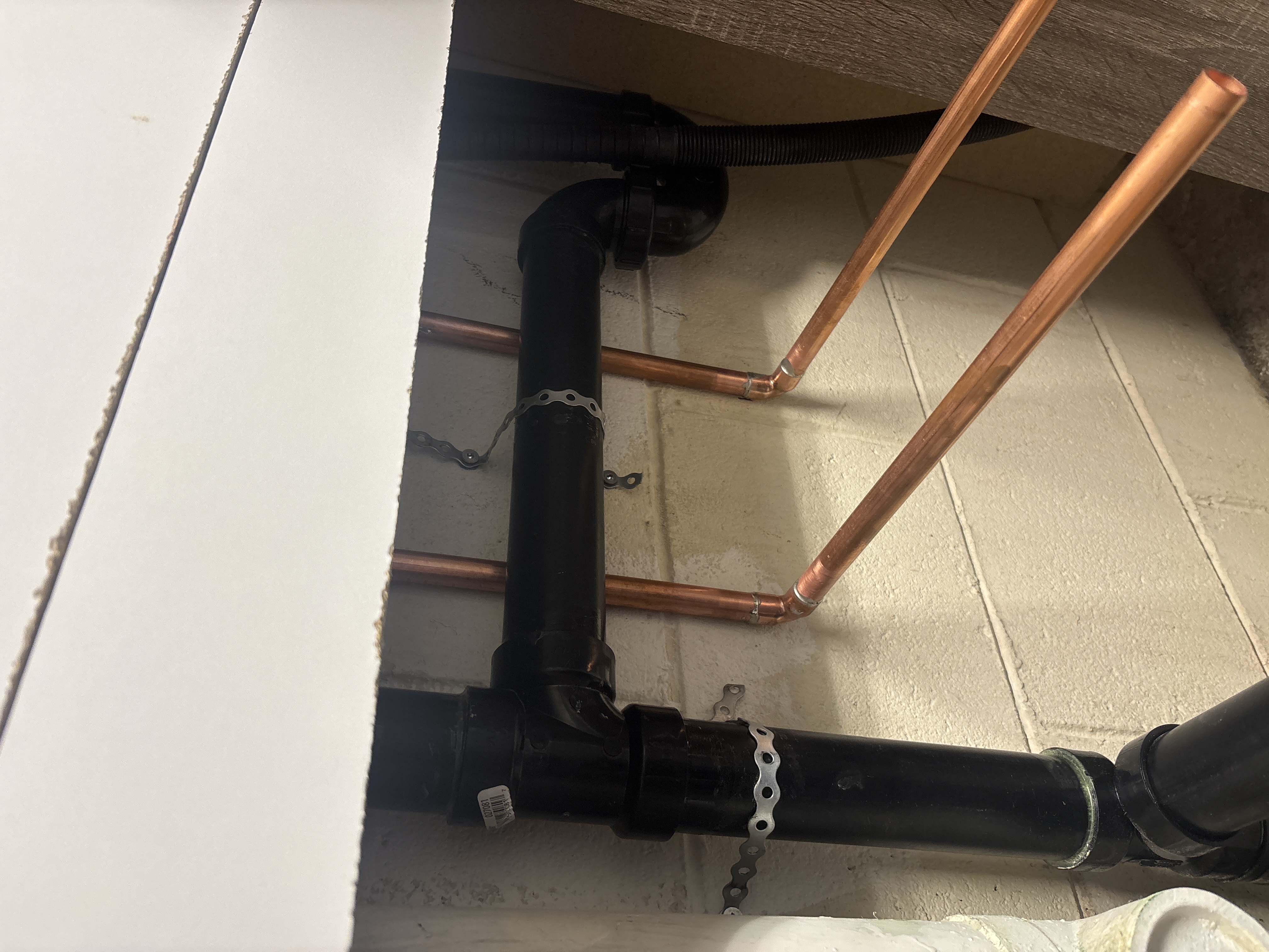 North York, ON - Extend laundry drain, install laundry hose bibs and shut offs for laundry sink