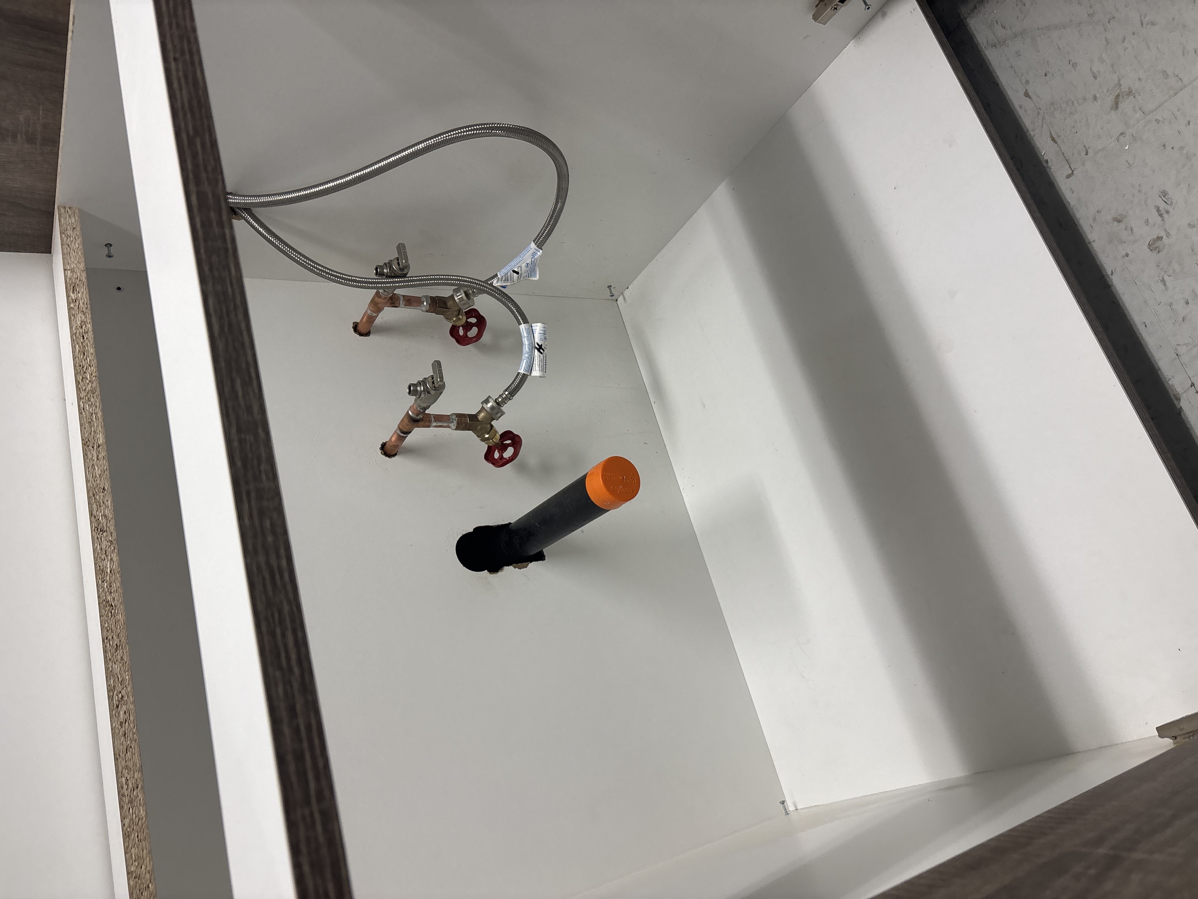 North York, ON - Extend laundry drain, install laundry hose bibs and shut offs for laundry sink North York, ON - Extend laundry drain, install laundry hose bibs and shut offs for laundry sink