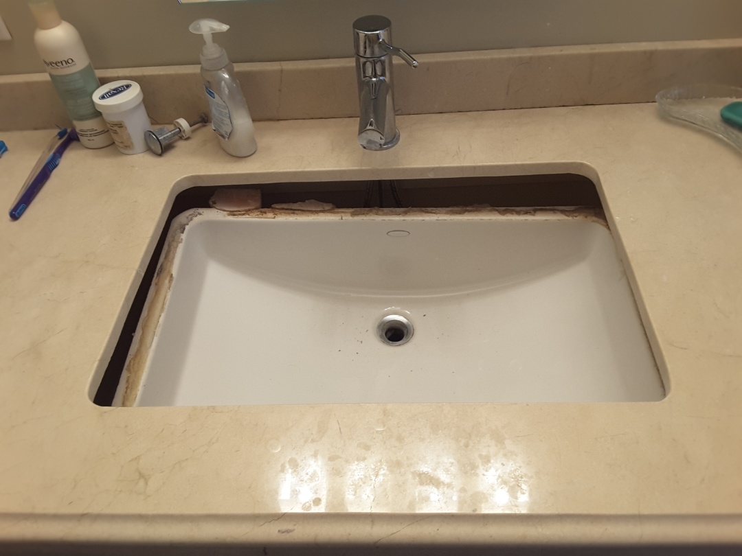 York, ON - Undermount sink came loose York, ON - Undermount sink came loose