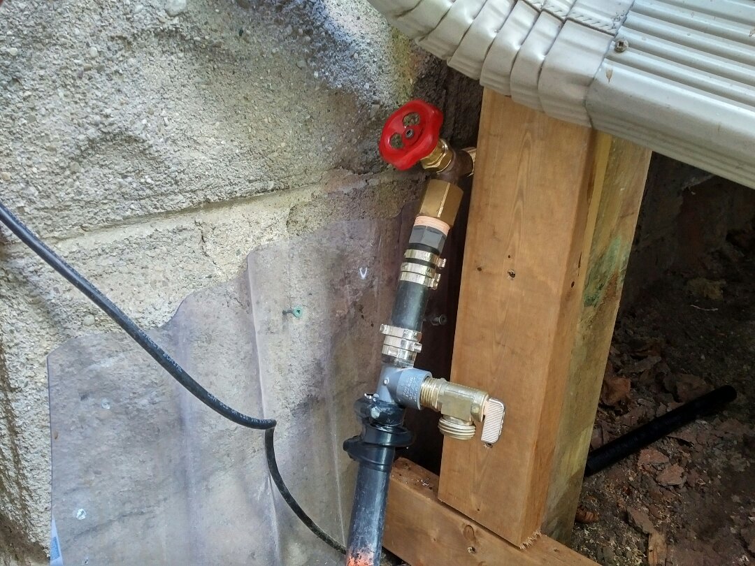 Relocate irrigation piping around new deck Relocate irrigation piping around new deck