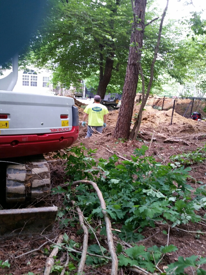 installed / replaced drain lines,  field lines, leech field, septic system adairsville GA