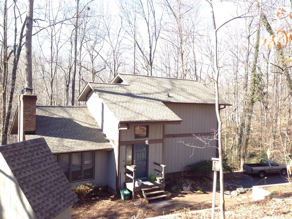 The Roofing Group installed a Lifetime Architectural shingle on this roofwith ridge vent & and our lifetime pipe boots that never need repairing for the life of your roof....if you were looking for a roofing contractor in our area give us a call!!!