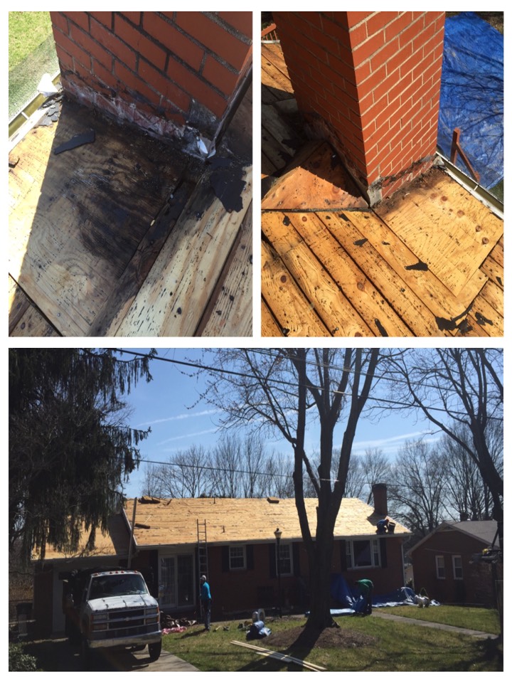 Roof replacement, for today's roofing job we have removed all of the roofing shingles and are inspecting the roof deck, you can see in the pictures why we remove the roofing shingles and the roofing paper if you don't remove everything on the roof down to the roof deck you can't tell if any of the wood needs to be replaced, which can be a costly roofing repair later on. Roof replacement, for today's roofing job we have removed all of the roofing shingles and are inspecting the roof deck, you can see in the pictures why we remove the roofing shingles and the roofing paper if you don't remove everything on the roof down to the roof deck you can't tell if any of the wood needs to be replaced, which can be a costly roofing repair later on.