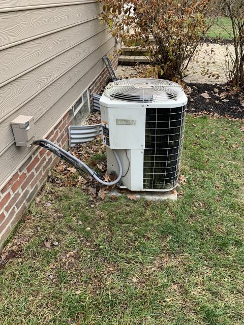 I performed diagnostic service call on Bryant Air Conditioning Unit. I determined that the system is low on charge. Customer has Home Warranty Company. They will need to come out. I gave customer quotes for repair and replacement. 