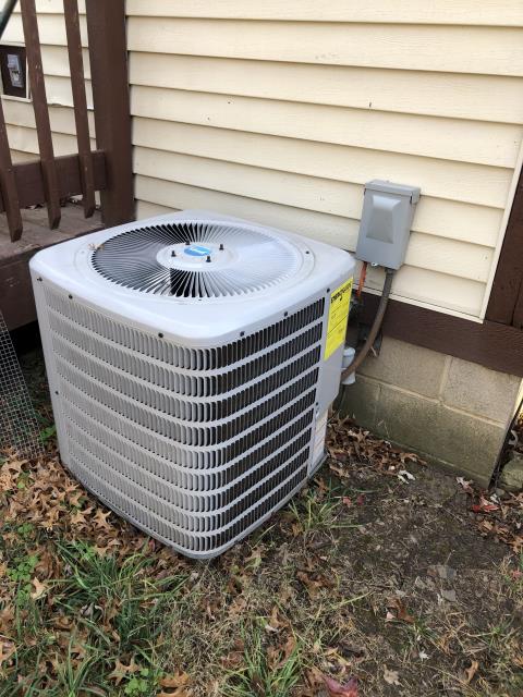 I completed a diagnostic on a Goodman AC unit. I found the clogged drain line at the elbow. I cut the elbow out and replaced it with a new one. I made sure line was clear and the system is operational at this time of departure.