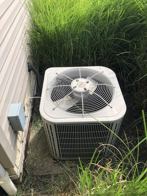 I performed diagnostic service call on Bryant Air Conditioning Unit. I determined that  system running pressures were 130/305. However subcool at 32 and superheat at 20. The TXV isn’t metering properly as well having a 17 in wide coil on a 14 in wide furnace which is losing airflow. Customer is replacing Unit. 