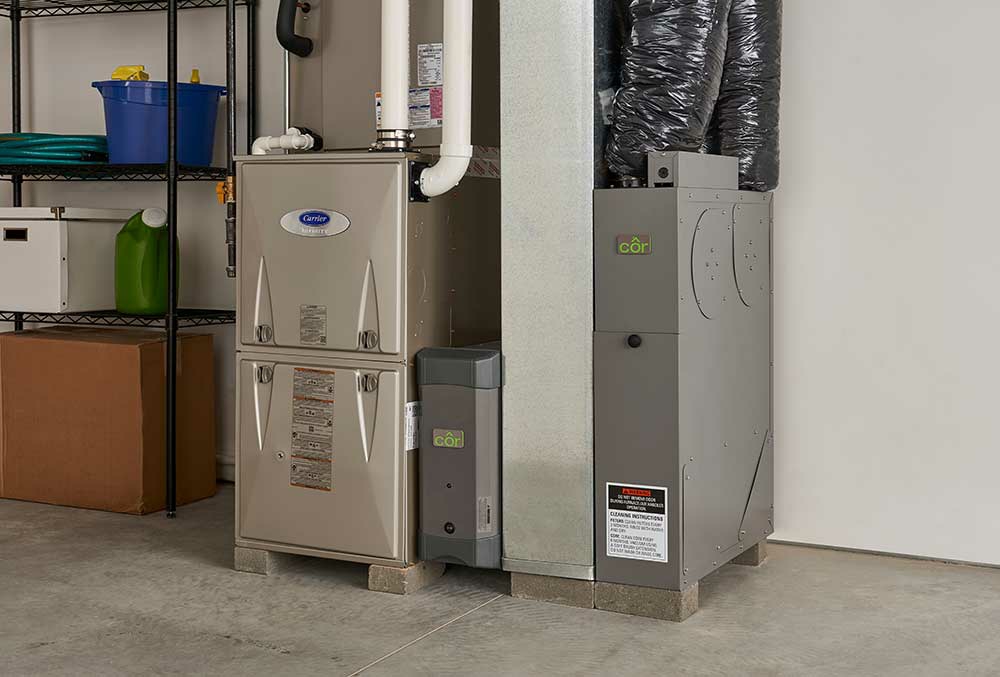 Furnace install in Dallas.