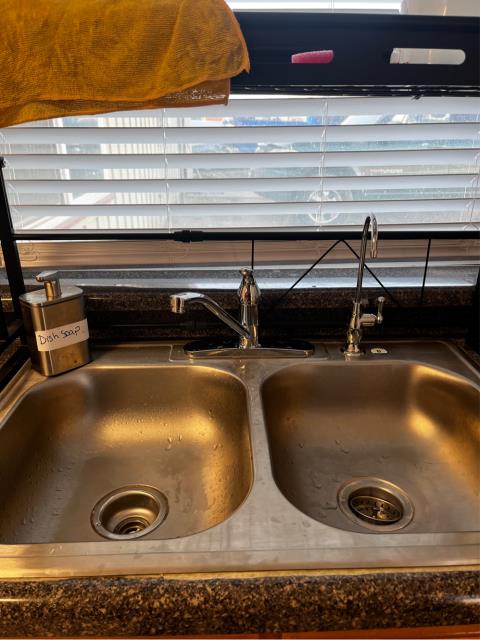 INSTALLED NEW FAUCET. TESTED AND NO LEAKS AT THIS TIME. 